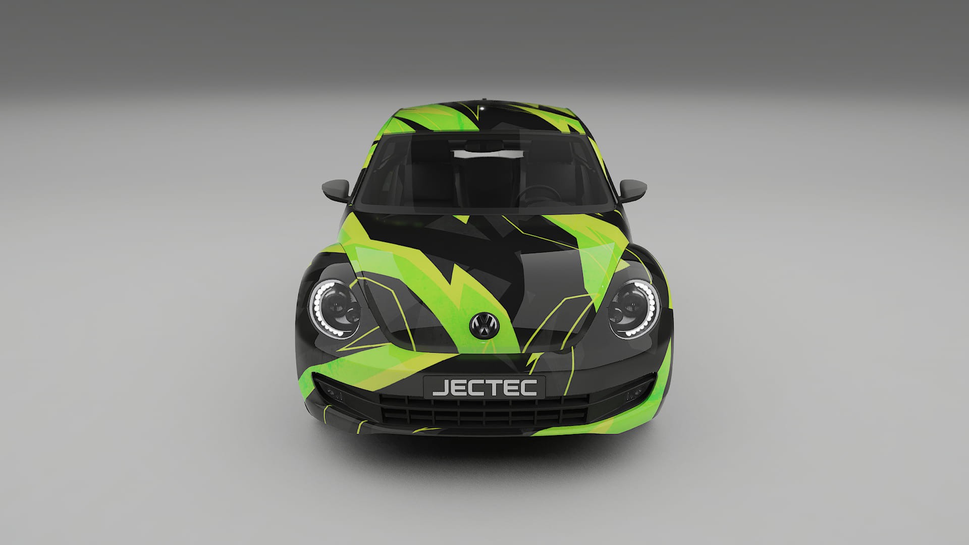 VW Beetle A5 prefacelift pre-LCI NINJA TURTLES – Designad Wrap PPF-sats i utskrivbar polyuretanfilm