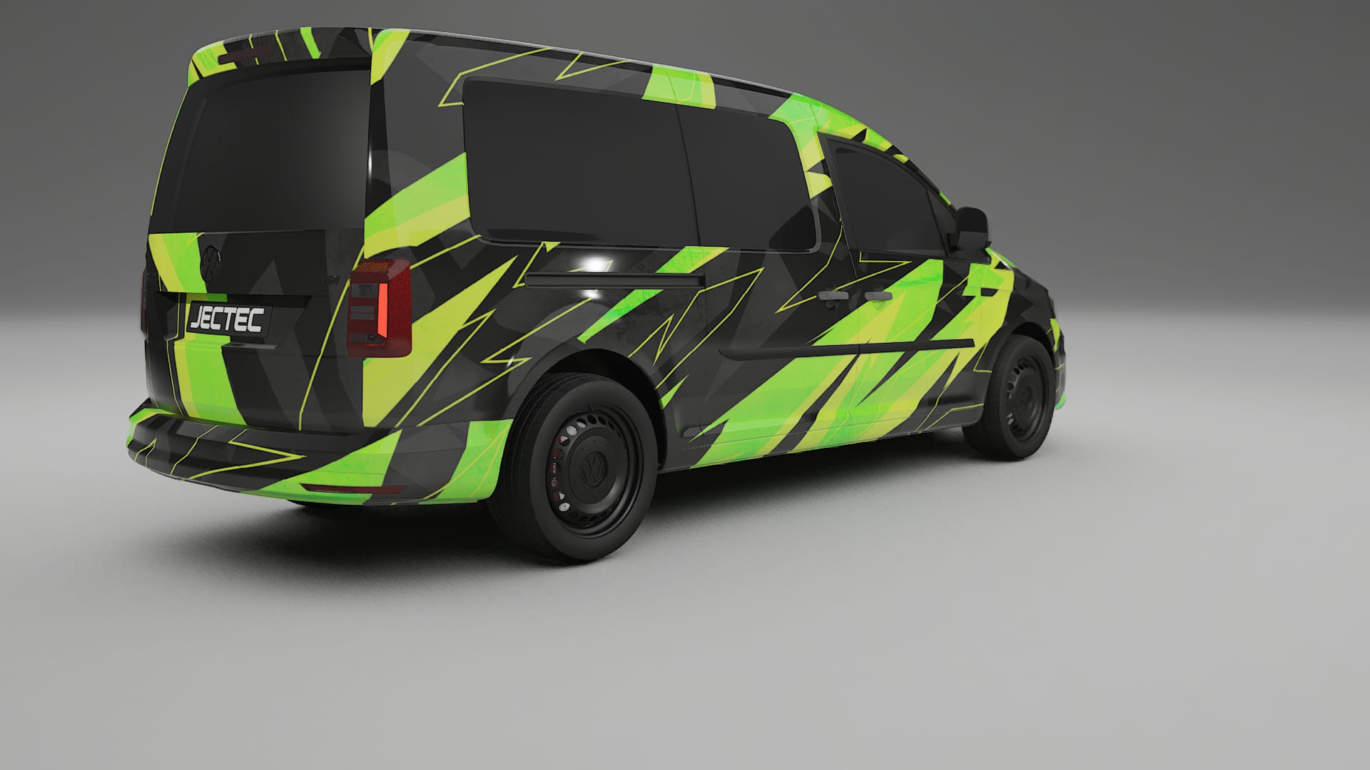 VW Caddy Maxi SB NINJA TURTLES – Designad Wrap PPF-sats i utskrivbar polyuretanfilm