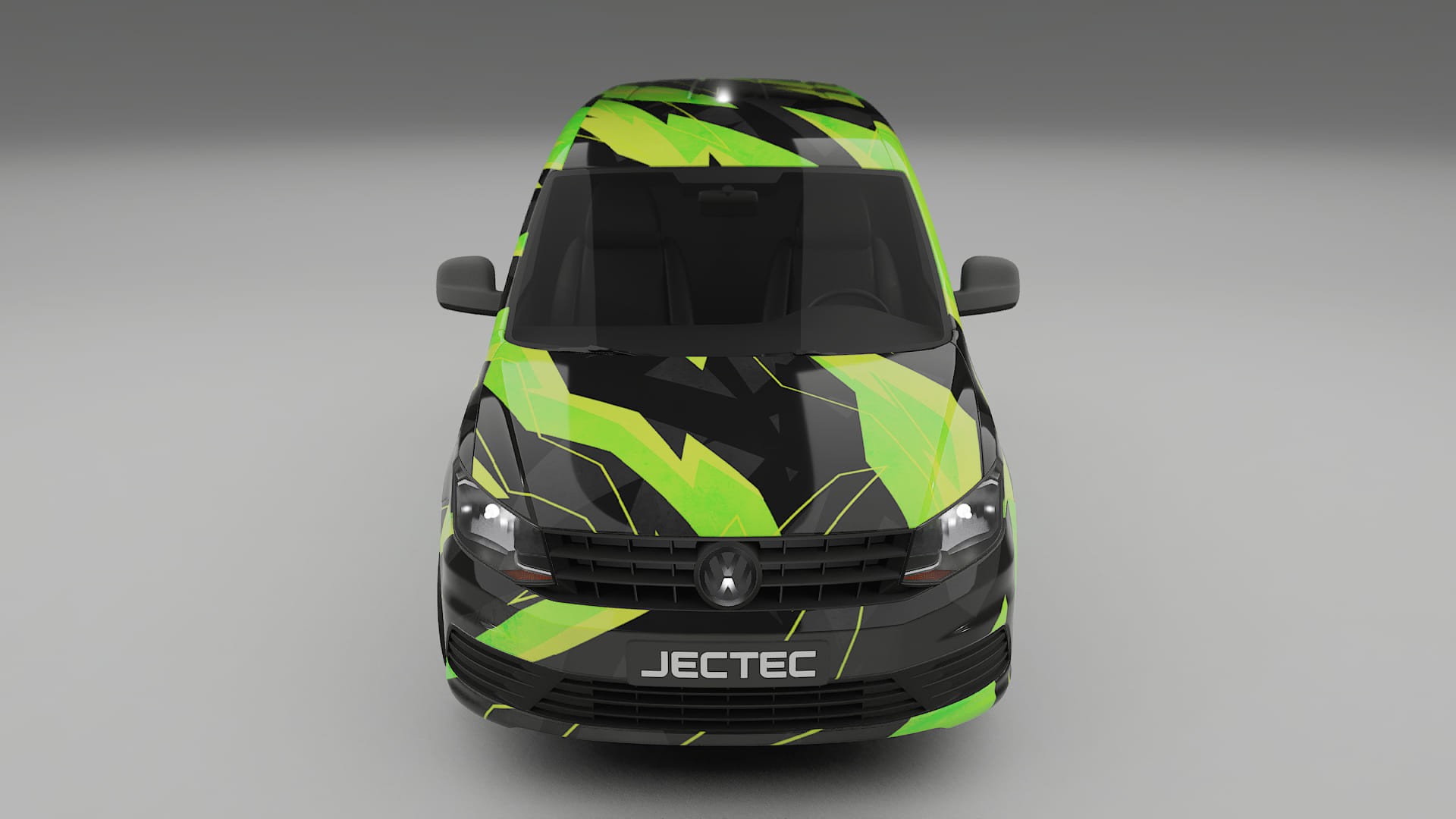 VW Caddy Maxi SB NINJA TURTLES – Designad Wrap PPF-sats i utskrivbar polyuretanfilm