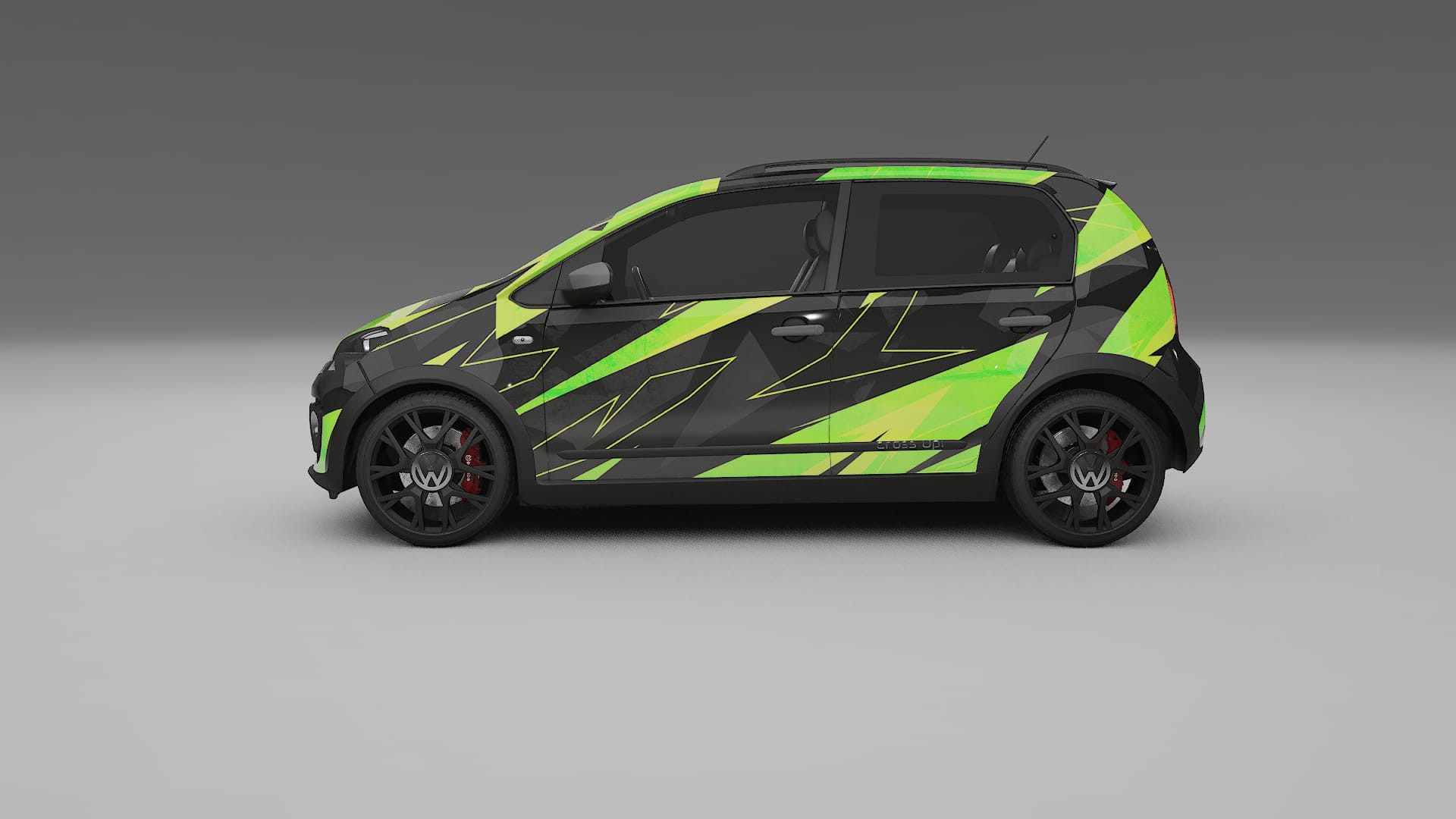 VW Cross Up NINJA TURTLES – Designad Wrap PPF-sats i utskrivbar polyuretanfilm
