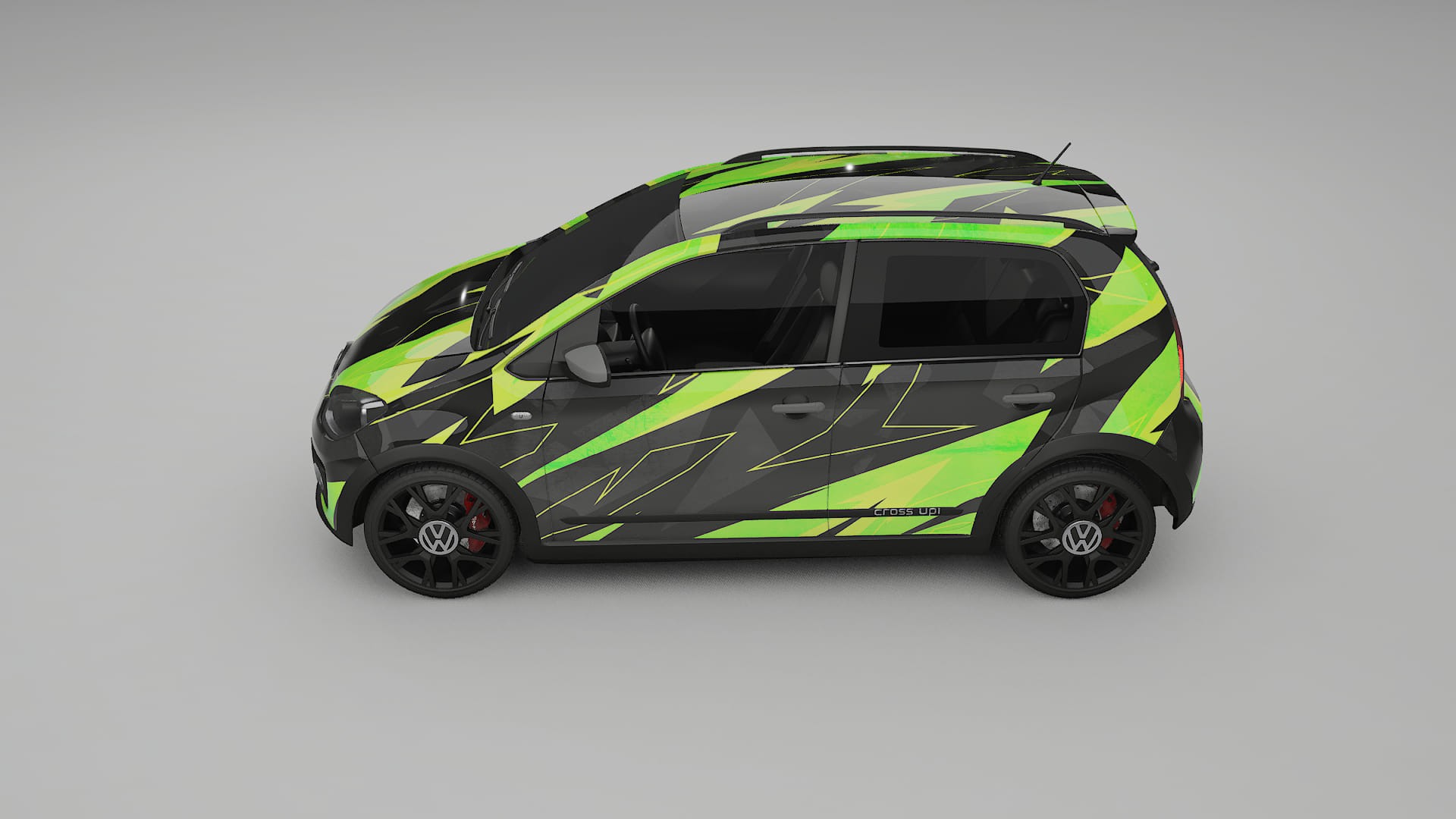 VW Cross Up NINJA TURTLES – Designad Wrap PPF-sats i utskrivbar polyuretanfilm
