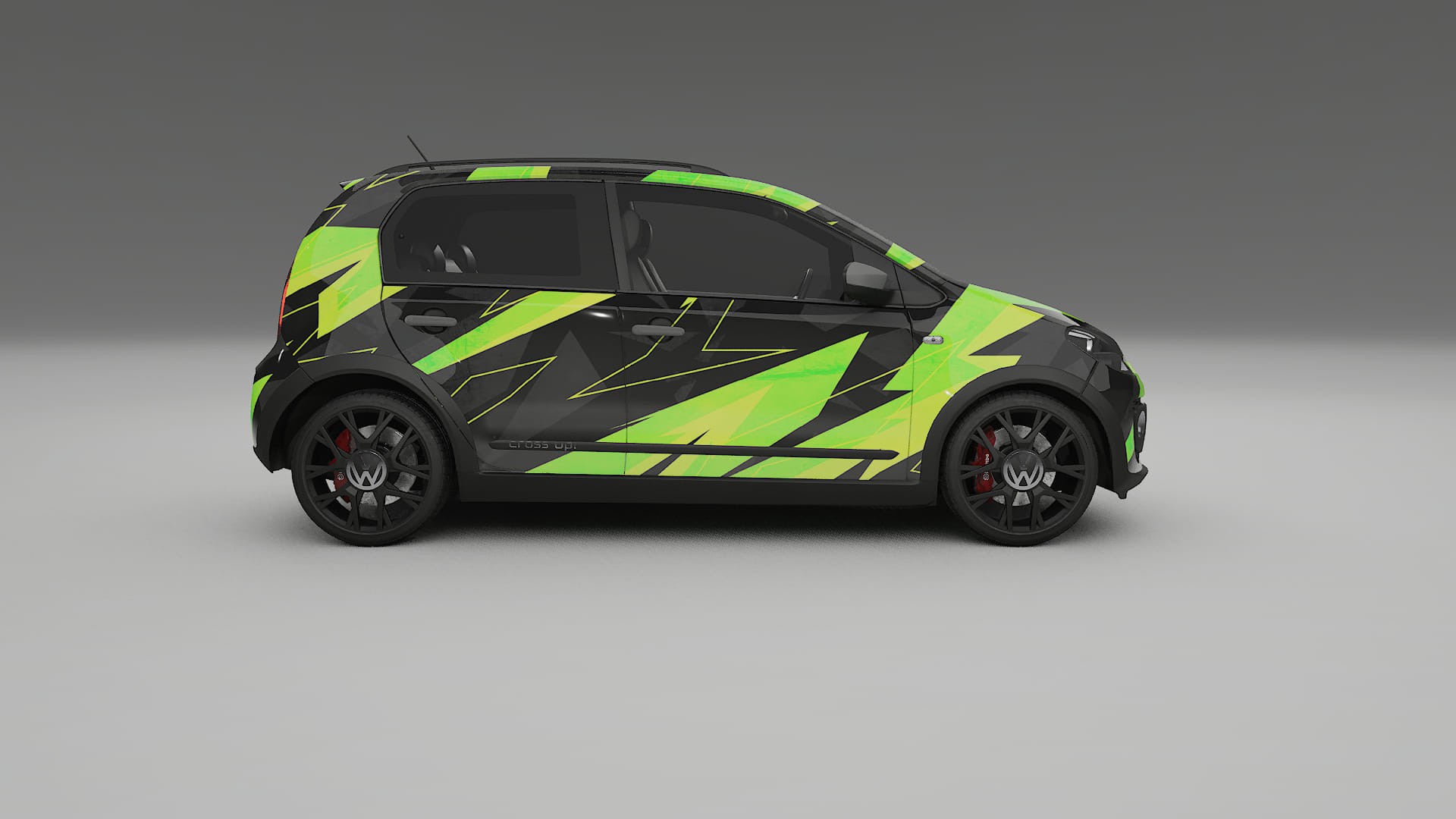 VW Cross Up NINJA TURTLES – Designad Wrap PPF-sats i utskrivbar polyuretanfilm