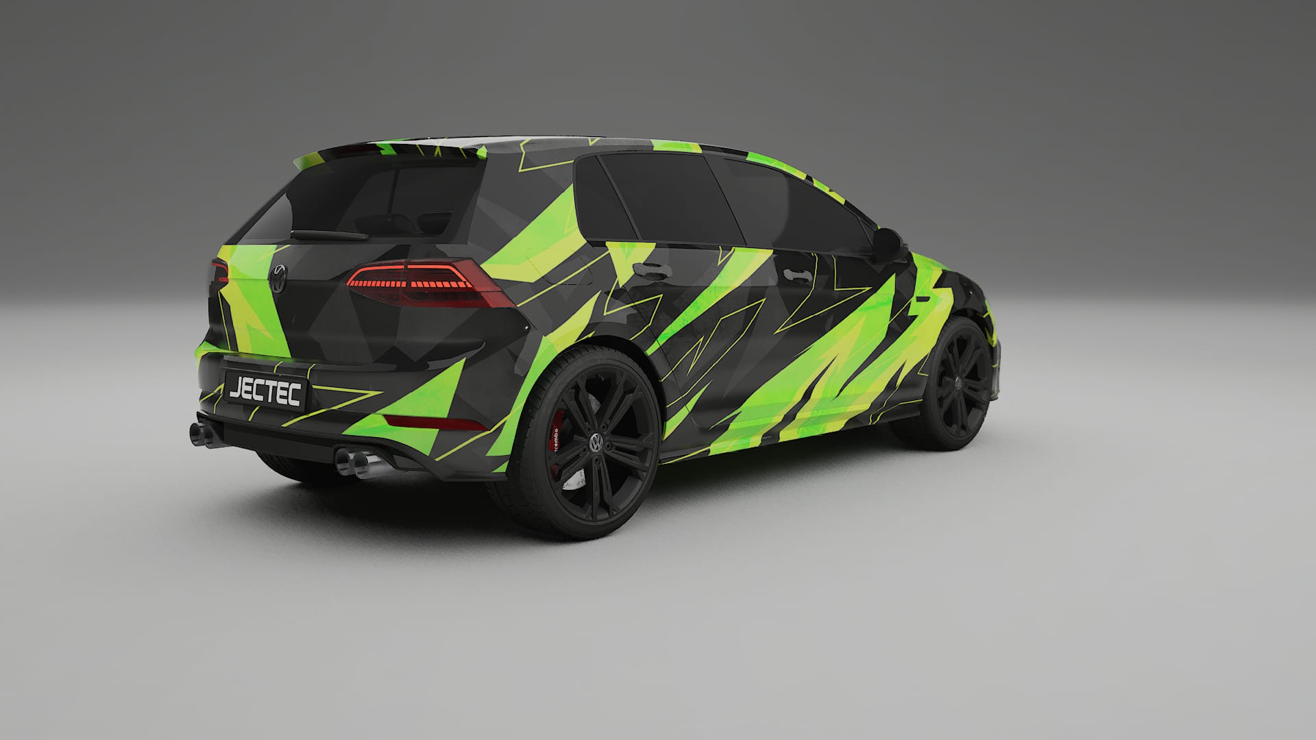 VW Golf Mk7 NINJA TURTLES – Designad Wrap PPF-sats i utskrivbar polyuretanfilm