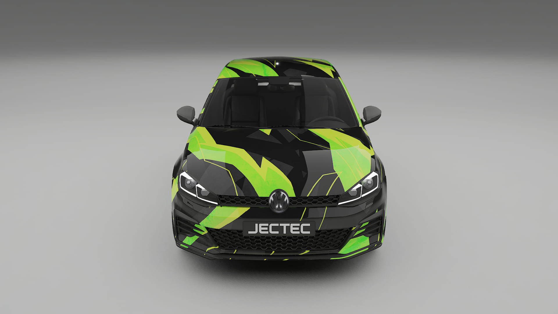 VW Golf Mk7 NINJA TURTLES – Designad Wrap PPF-sats i utskrivbar polyuretanfilm