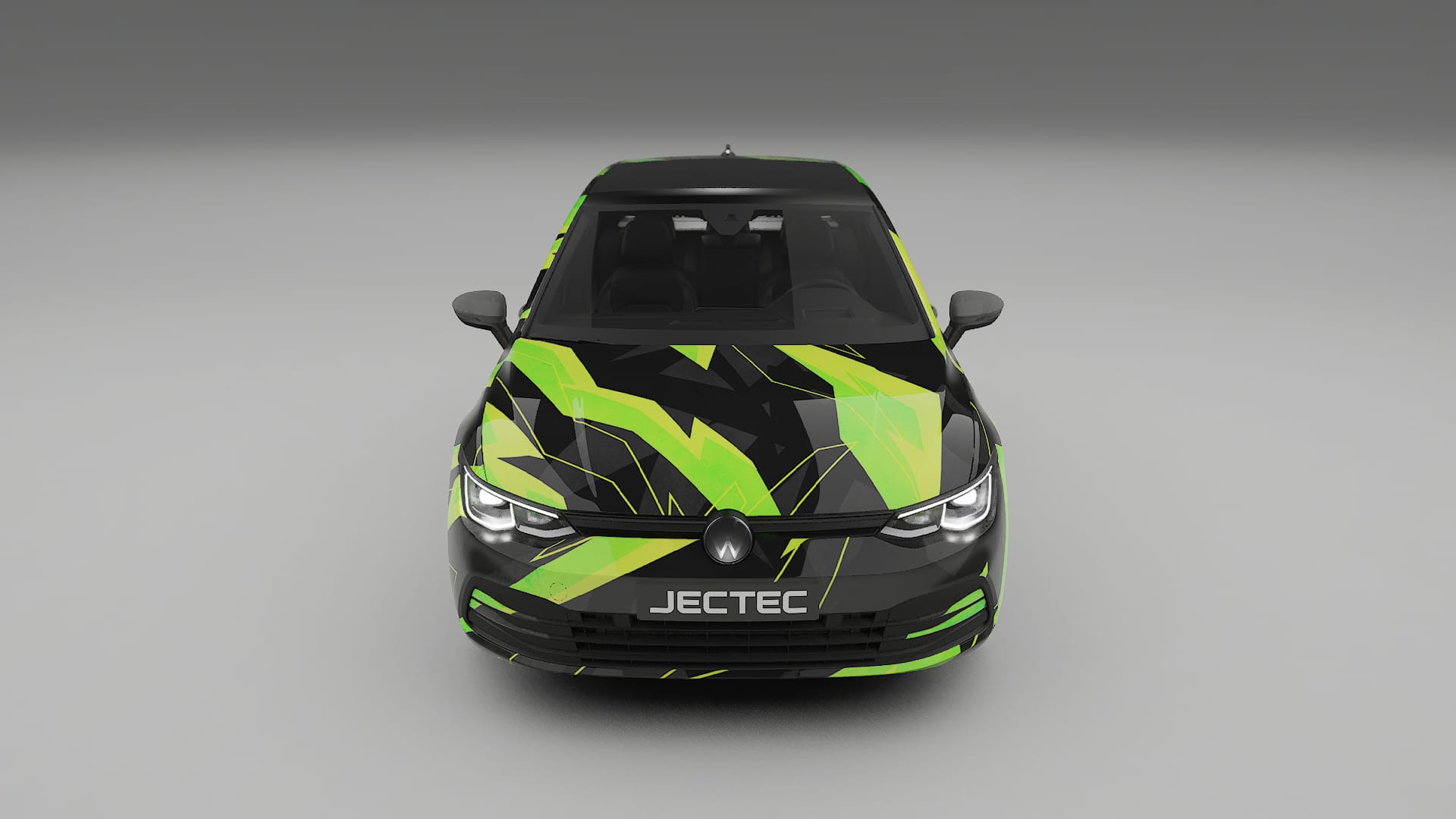 VW Golf Mk8 NINJA TURTLES – Designad Wrap PPF-sats i utskrivbar polyuretanfilm