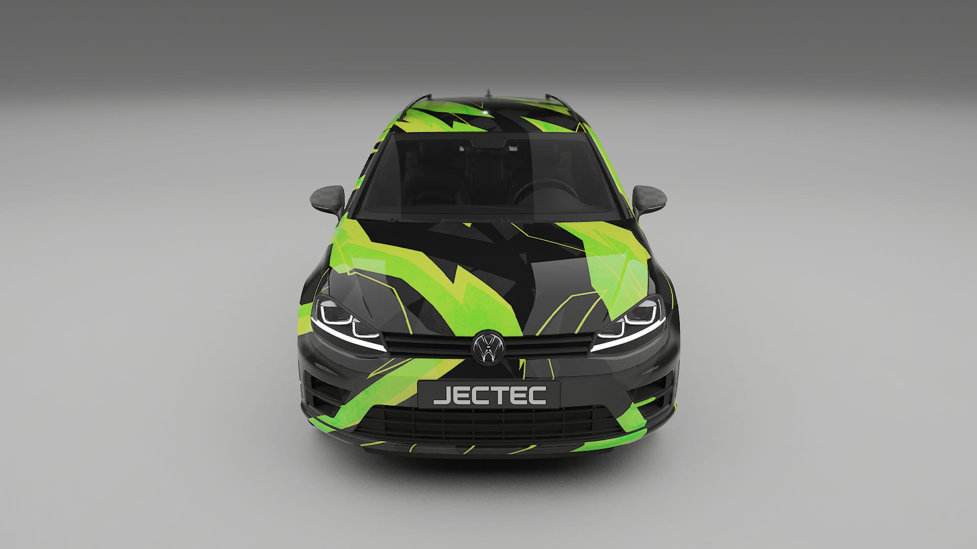 VW Golf Variant Mk7 NINJA TURTLES – Designad Wrap PPF-sats i utskrivbar polyuretanfilm