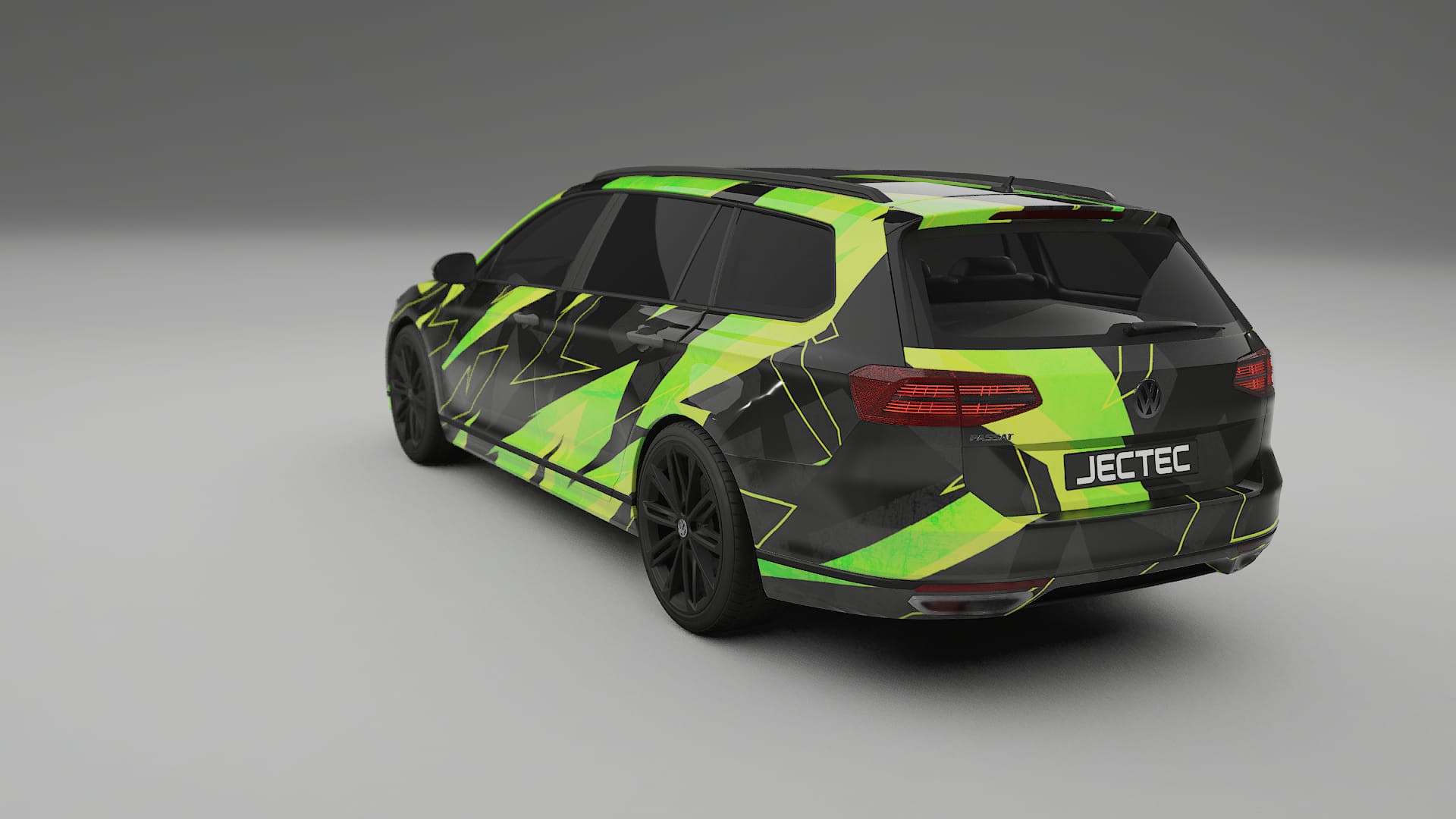 VW Passat VariantR B8 NINJA TURTLES – Designad Wrap PPF-sats i utskrivbar polyuretanfilm