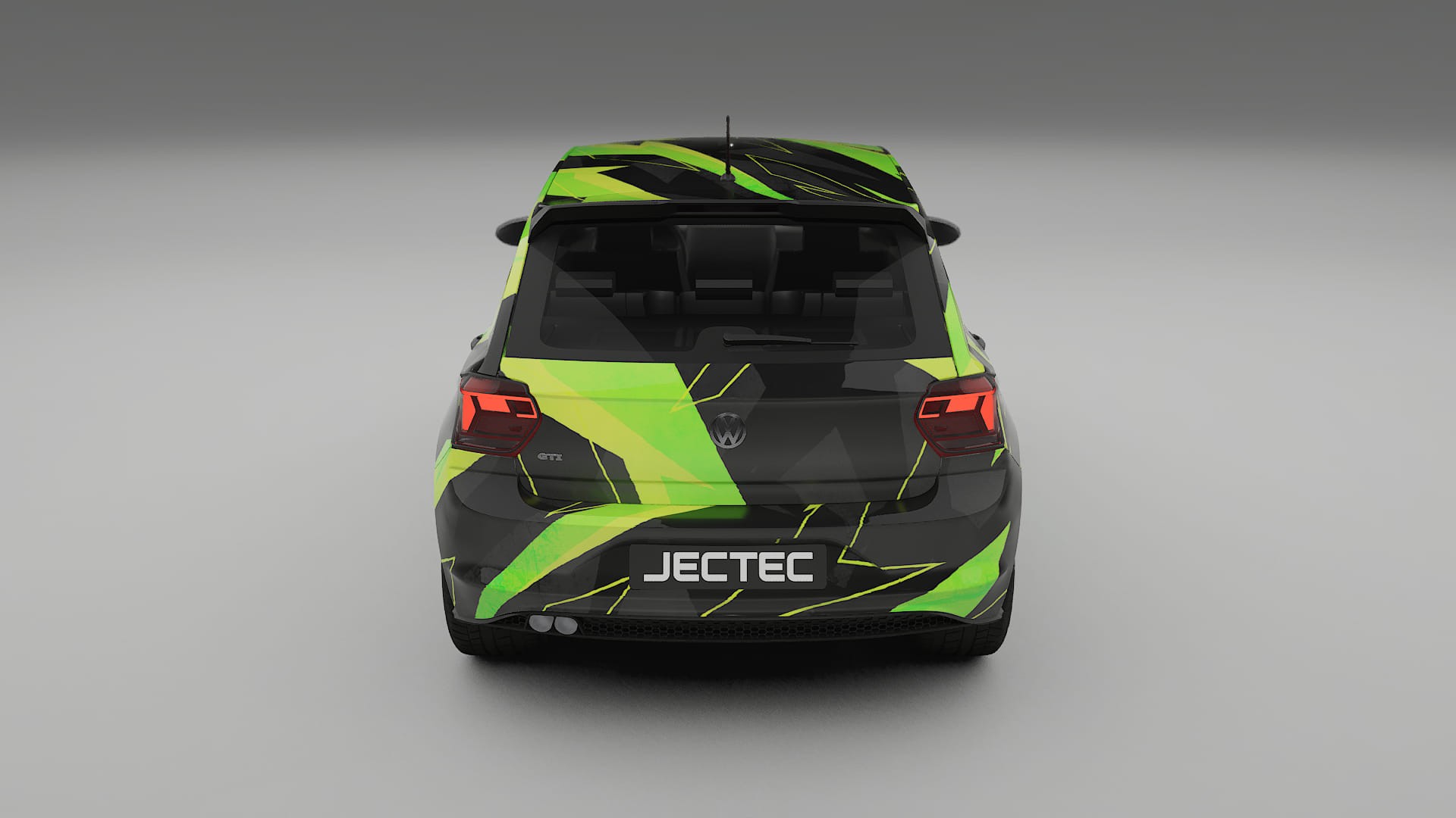 VW Polo GTI VI NINJA TURTLES – Designad Wrap PPF-sats i utskrivbar polyuretanfilm