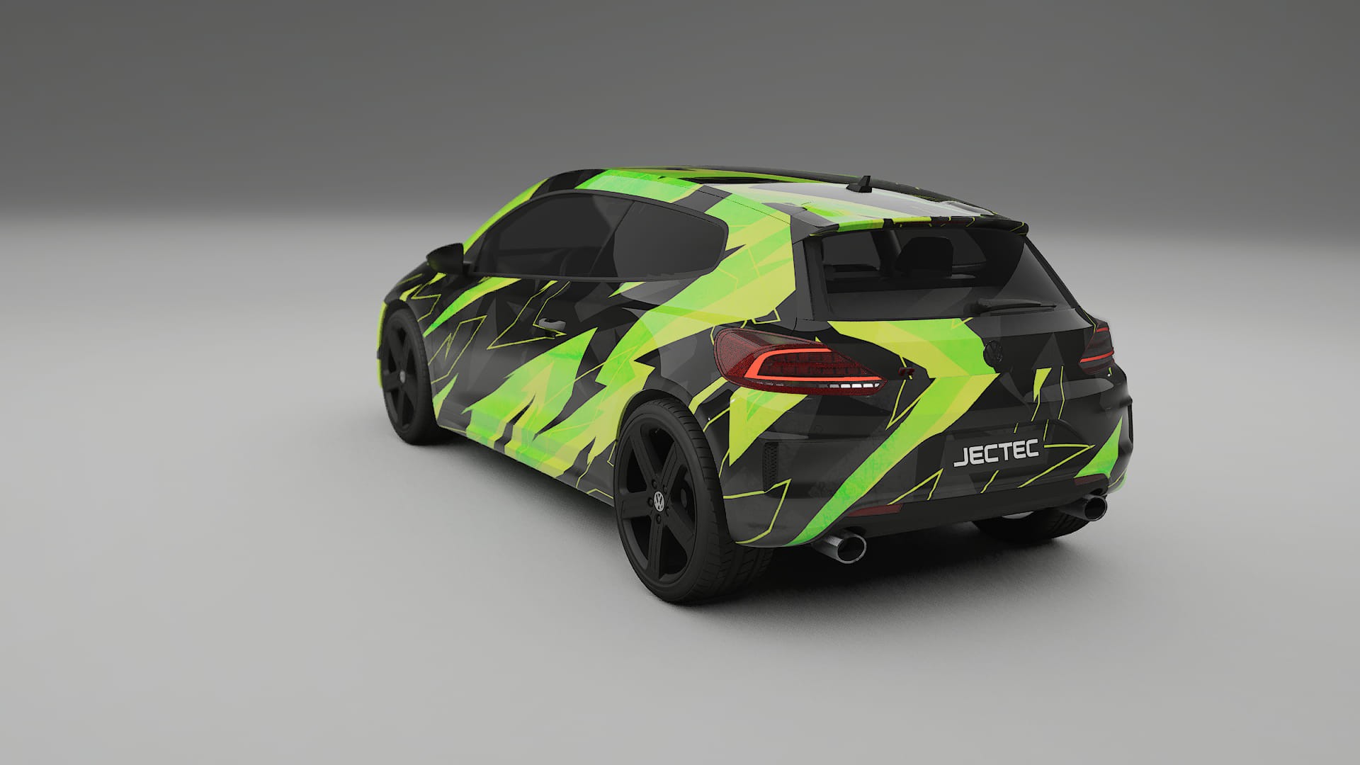 VW Scirocco R III NINJA TURTLES – Designad Wrap PPF-sats i utskrivbar polyuretanfilm