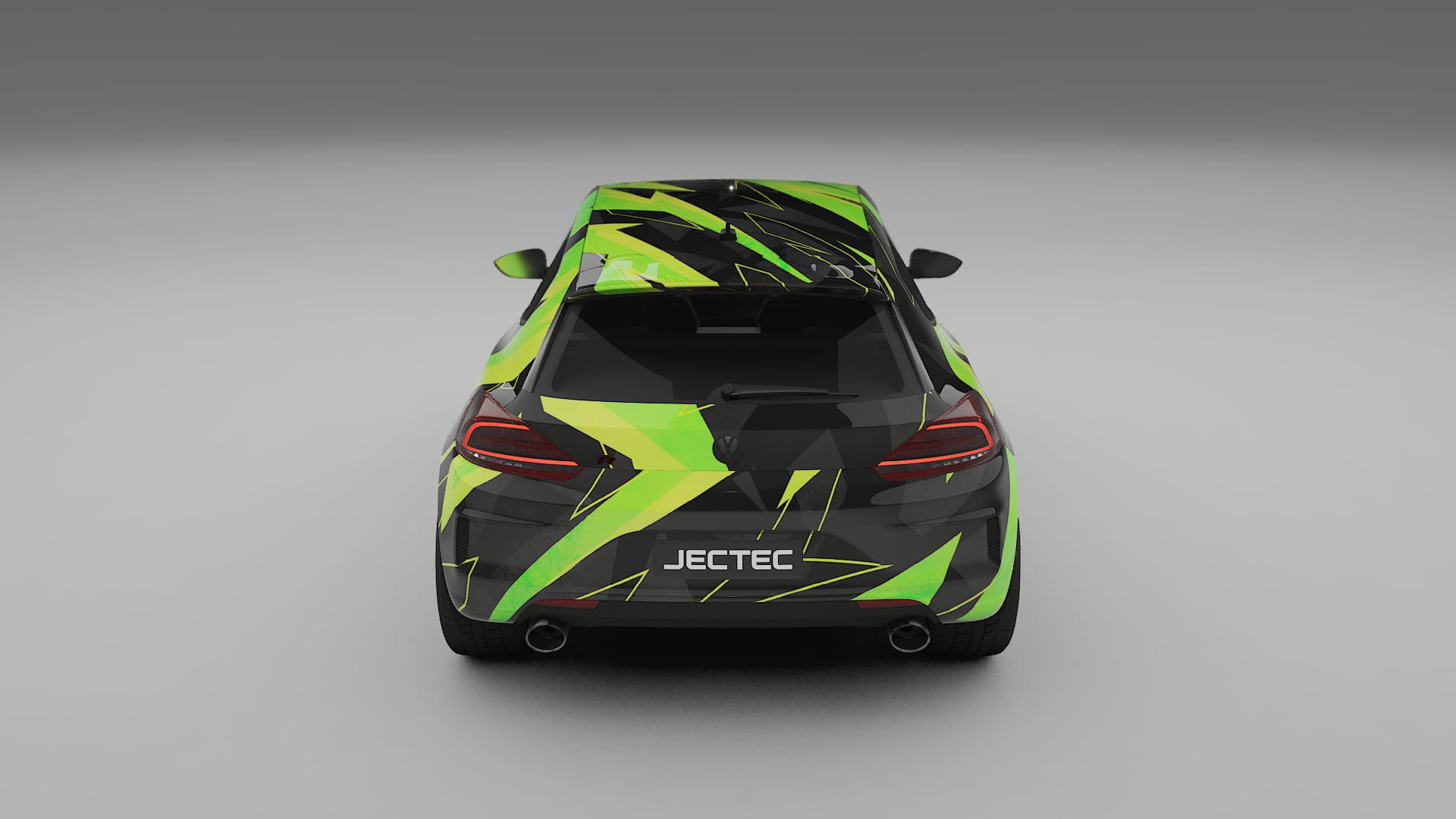 VW Scirocco R III NINJA TURTLES – Designad Wrap PPF-sats i utskrivbar polyuretanfilm