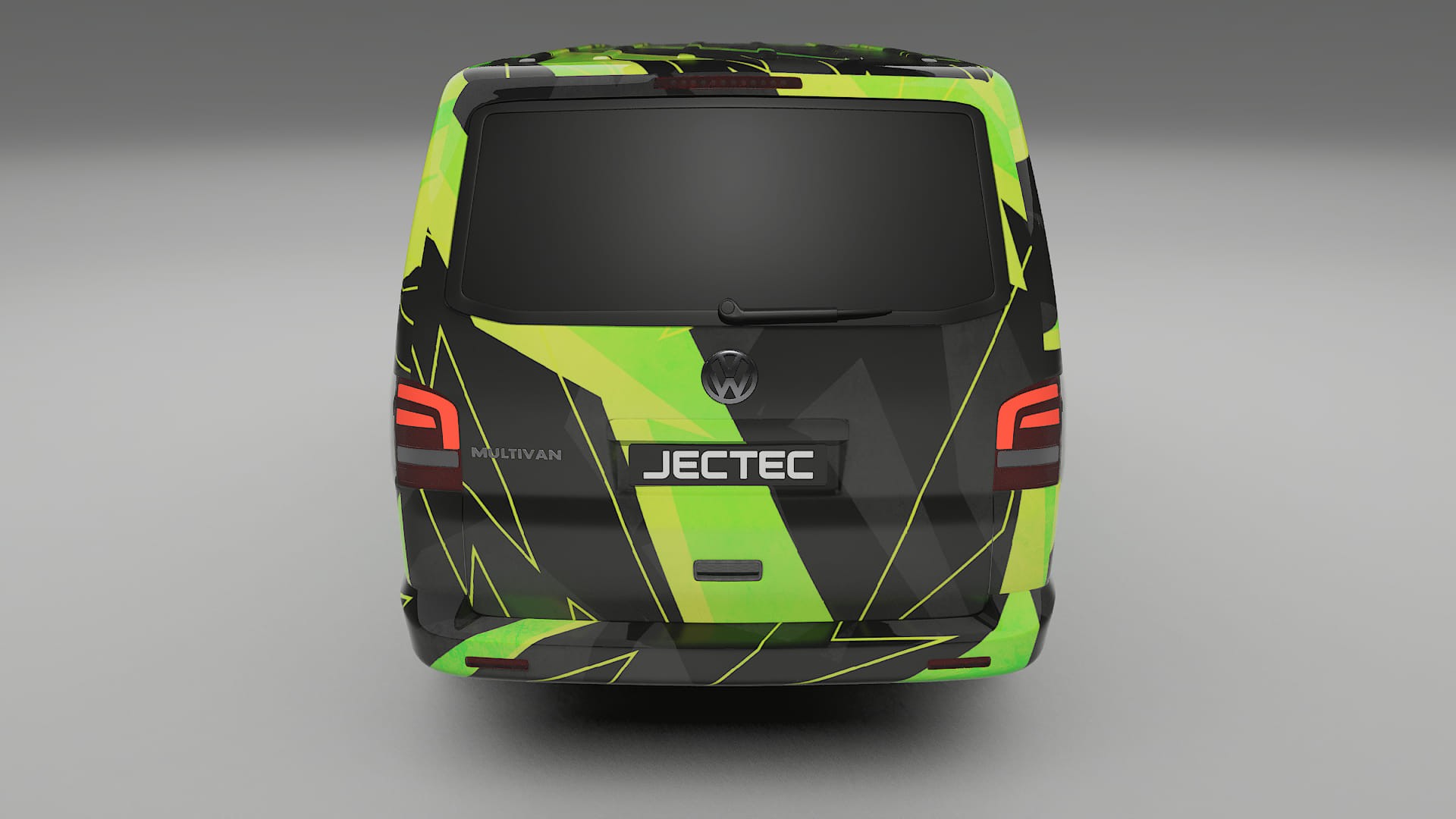 VW Transporter T5 Caravelle NINJA TURTLES – Designad Wrap PPF-sats i utskrivbar polyuretanfilm