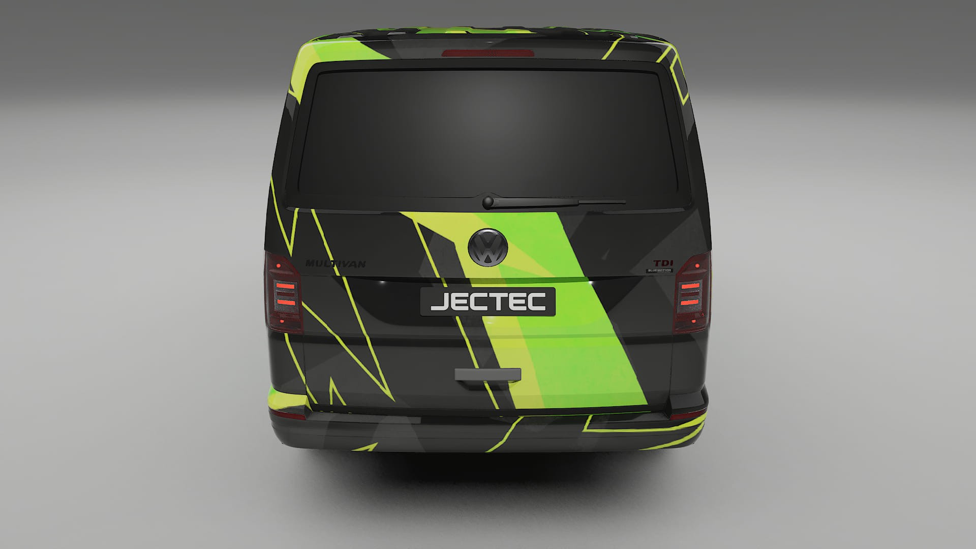 VW Transporter T6 Multivan NINJA TURTLES – Designad Wrap PPF-sats i utskrivbar polyuretanfilm