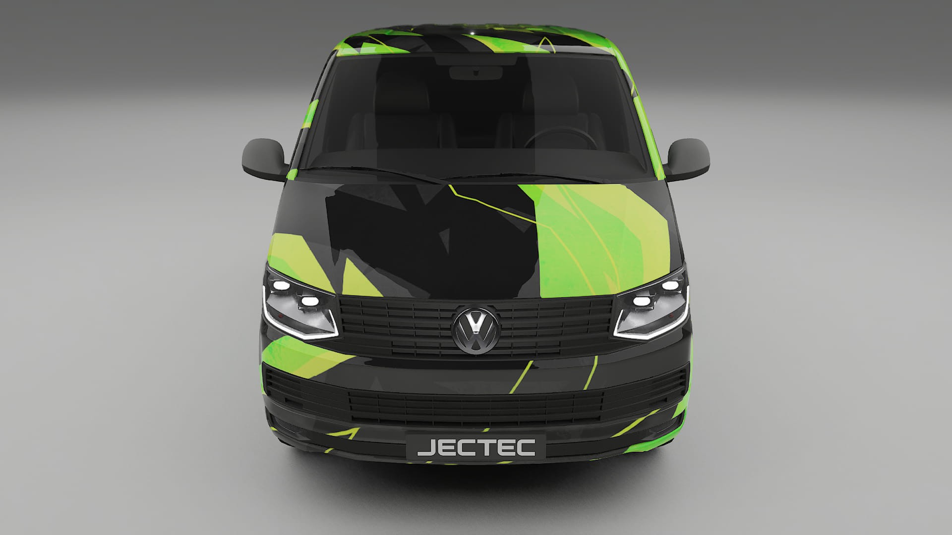 VW Transporter T6 Multivan NINJA TURTLES – Designad Wrap PPF-sats i utskrivbar polyuretanfilm