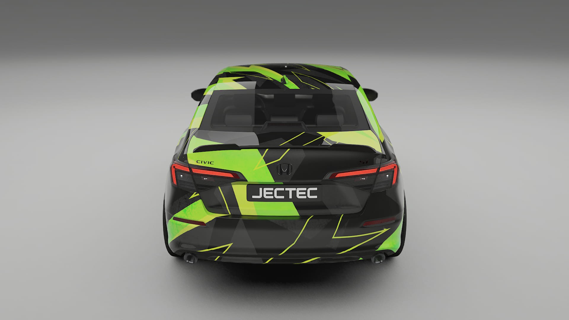 Honda Civic Si NINJA TURTLES – Designad Wrap PPF-sats i utskrivbar polyuretanfilm