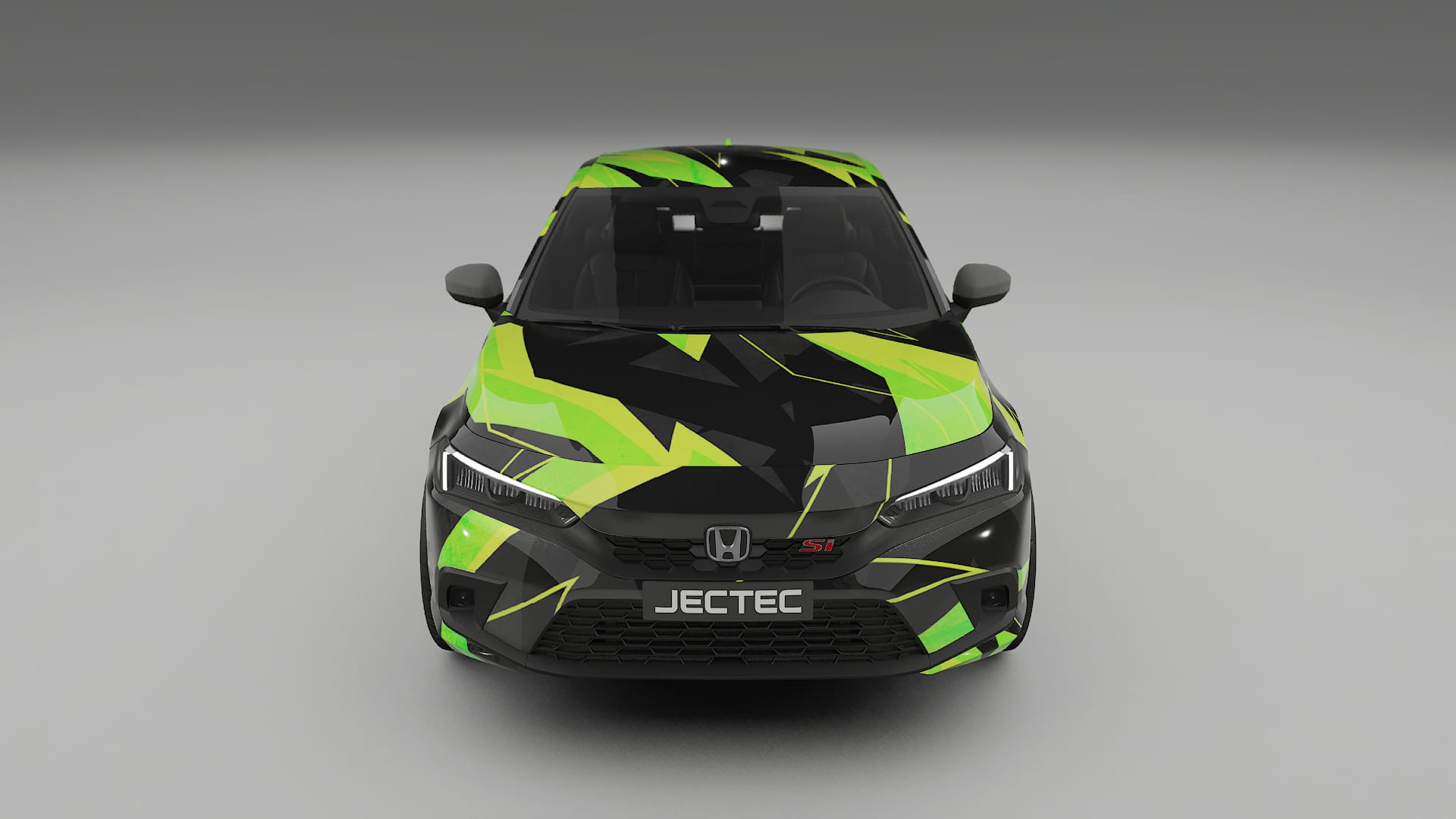 Honda Civic Si NINJA TURTLES – Designad Wrap PPF-sats i utskrivbar polyuretanfilm