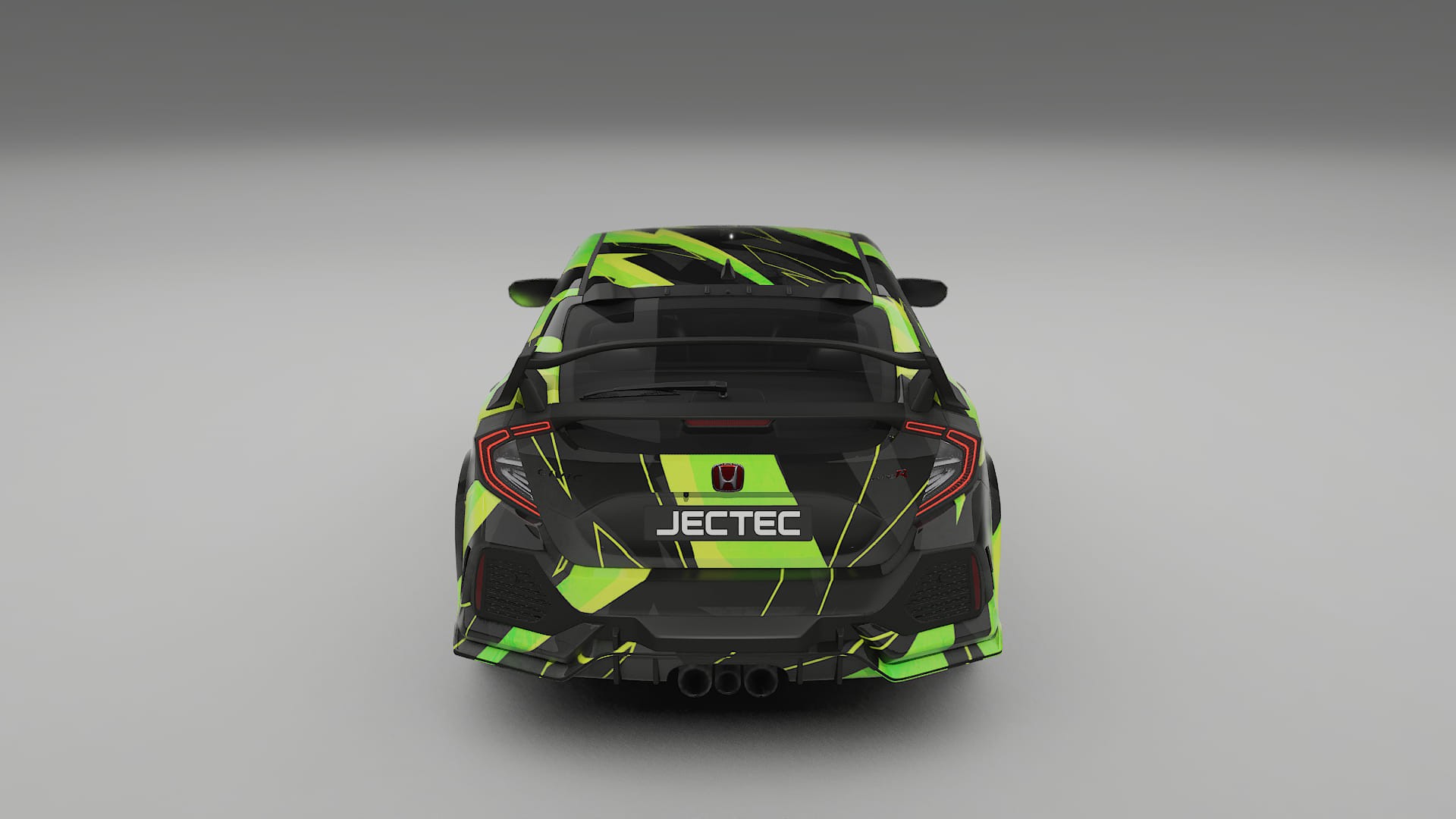 Honda Civic Type-R NINJA TURTLES – Designad Wrap PPF-sats i utskrivbar polyuretanfilm