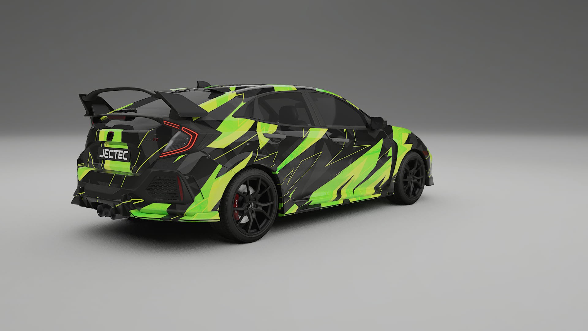 Honda Civic Type-R NINJA TURTLES – Designad Wrap PPF-sats i utskrivbar polyuretanfilm