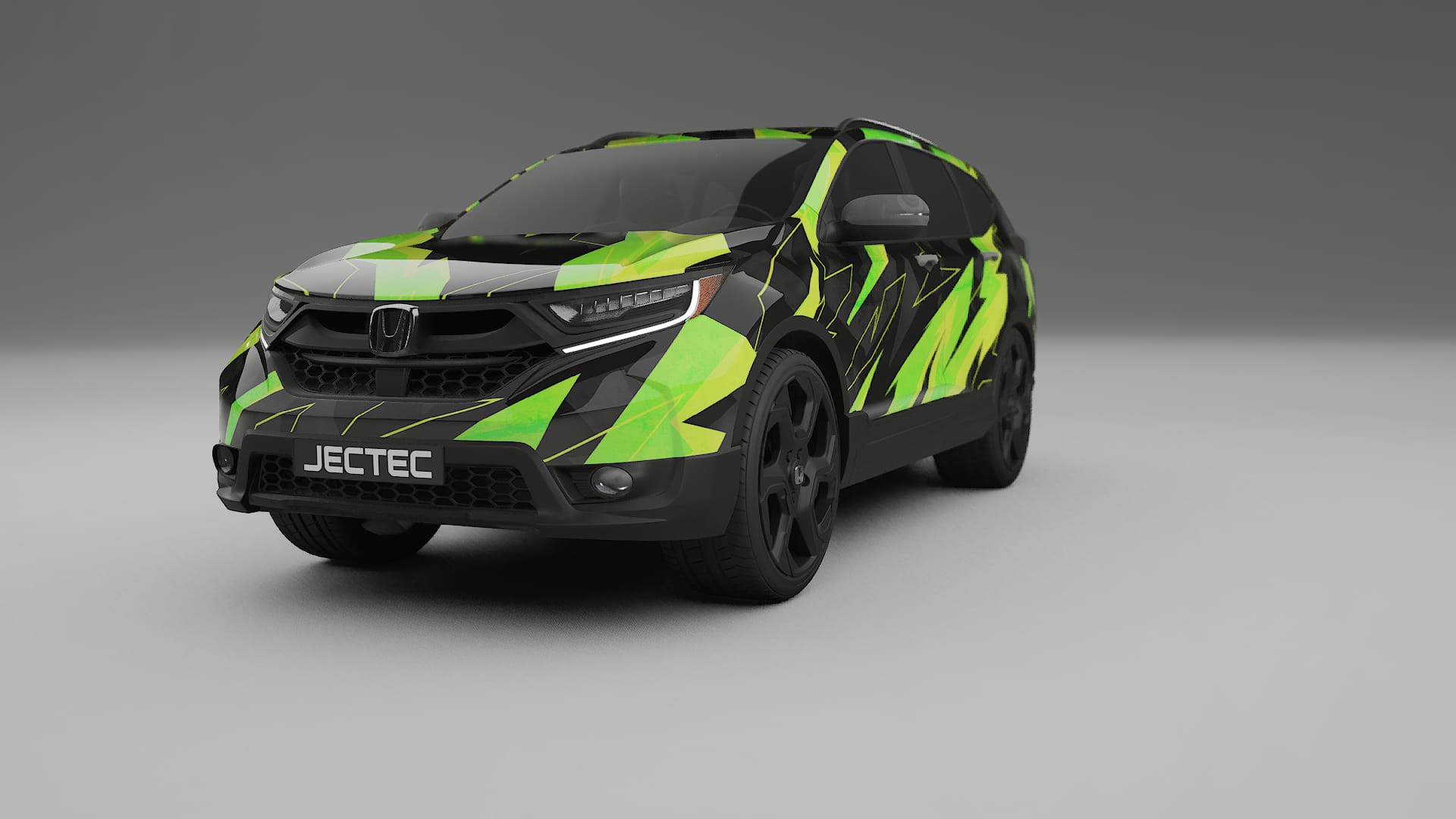 Honda CRV Touring prefacelift pre-LCI NINJA TURTLES – Designad Wrap PPF-sats i utskrivbar polyuretanfilm