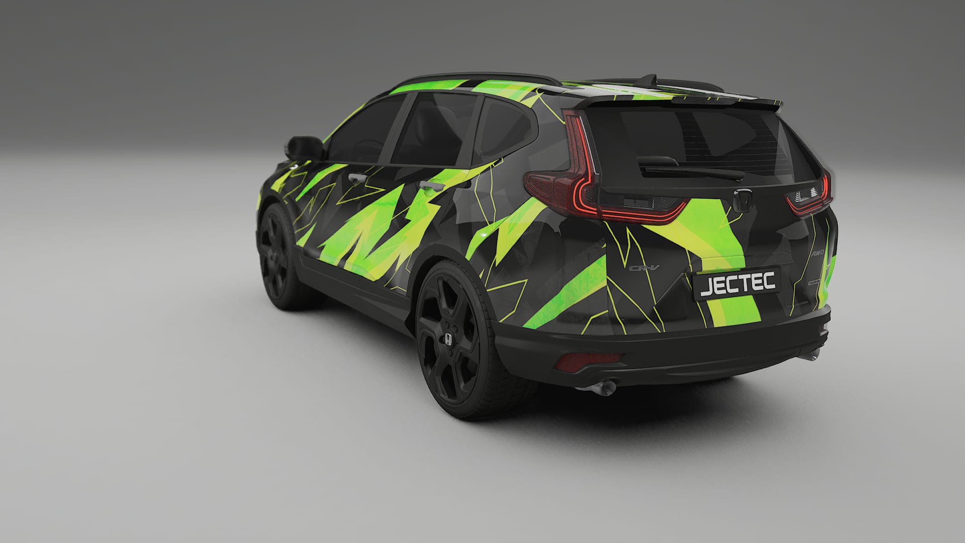 Honda CRV Touring prefacelift pre-LCI NINJA TURTLES – Designad Wrap PPF-sats i utskrivbar polyuretanfilm