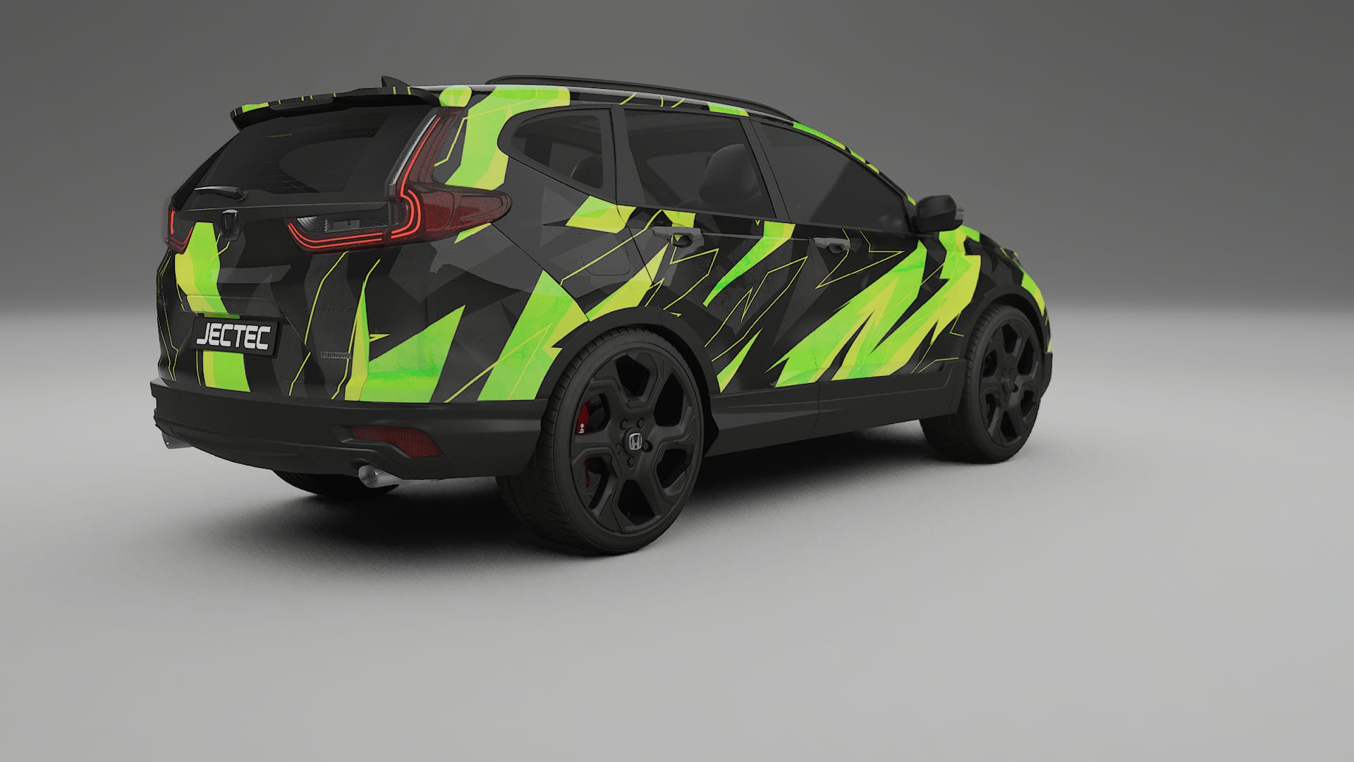 Honda CRV Touring prefacelift pre-LCI NINJA TURTLES – Designad Wrap PPF-sats i utskrivbar polyuretanfilm