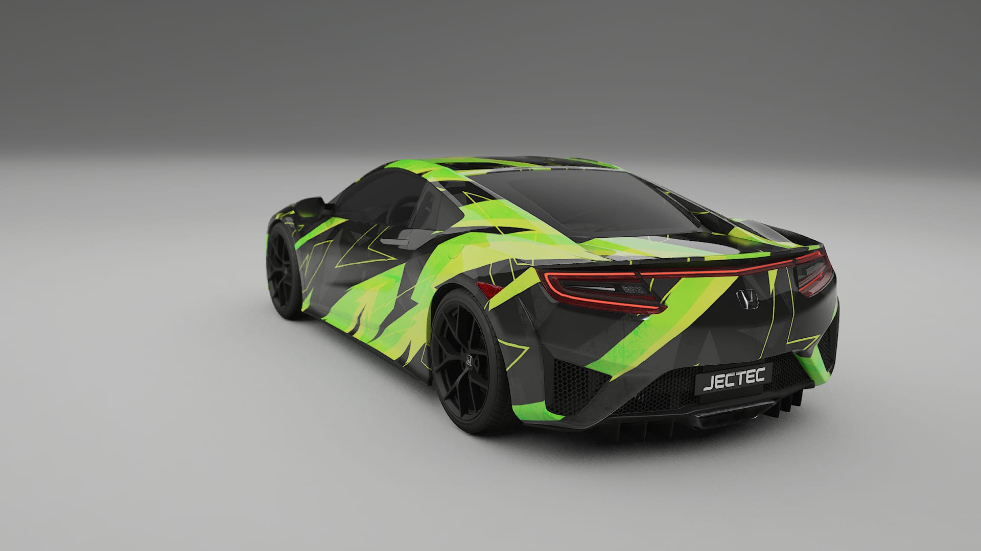 Honda NSX prefacelift pre-LCI NINJA TURTLES – Designad Wrap PPF-sats i utskrivbar polyuretanfilm