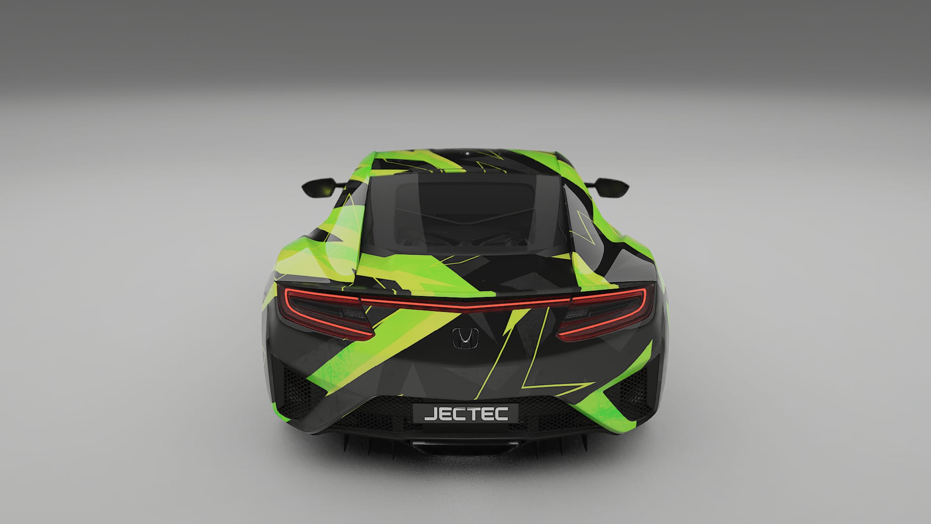 Honda NSX prefacelift pre-LCI NINJA TURTLES – Designad Wrap PPF-sats i utskrivbar polyuretanfilm