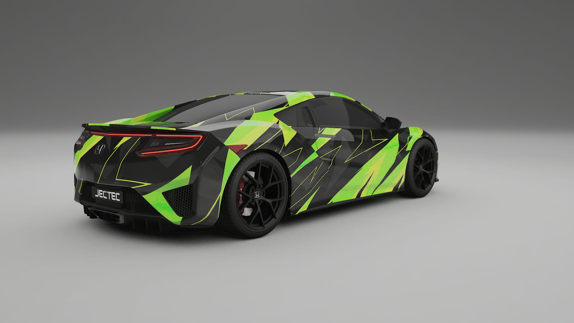 Honda NSX prefacelift pre-LCI NINJA TURTLES – Designad Wrap PPF-sats i utskrivbar polyuretanfilm