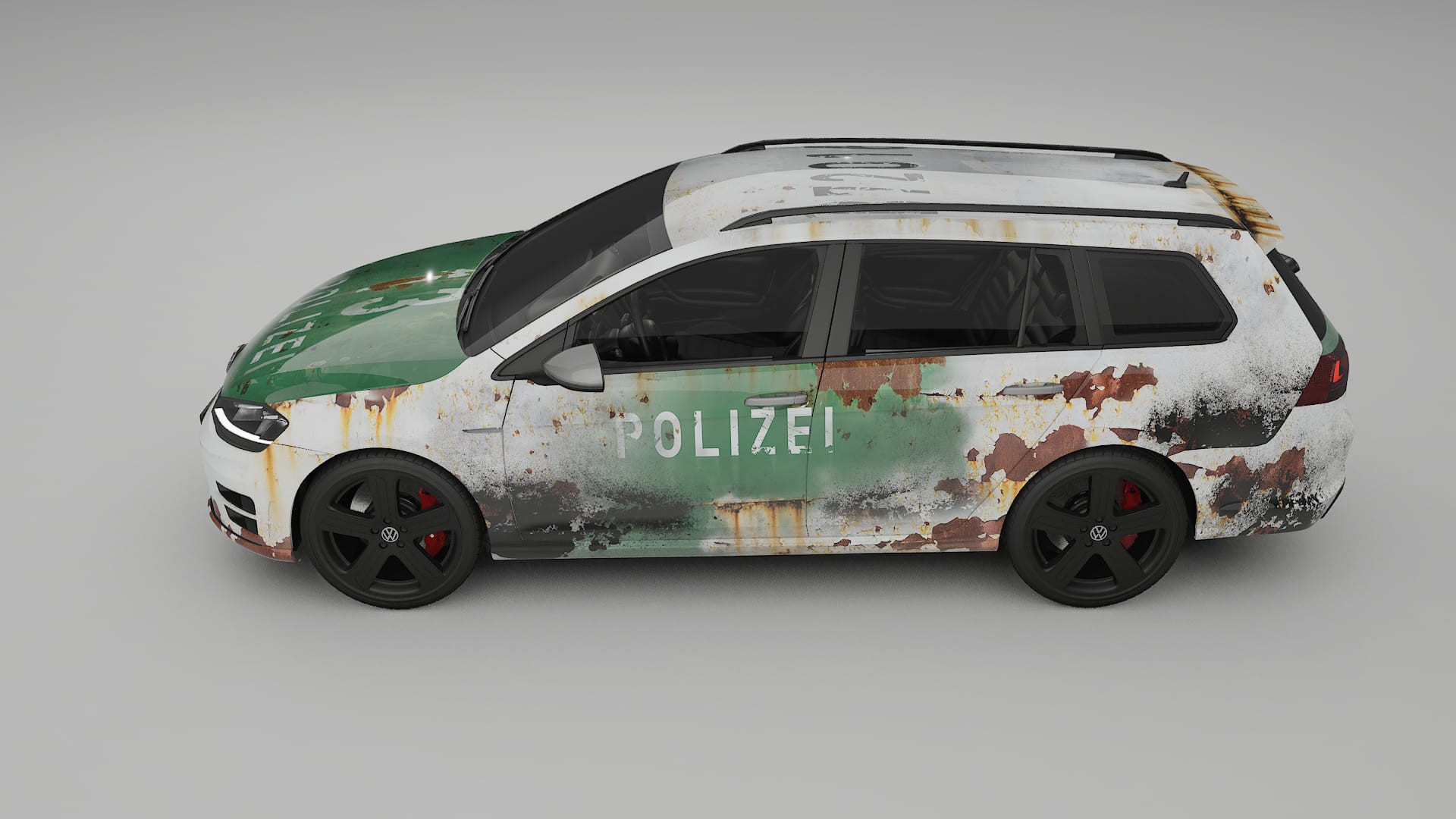 VW Golf Variant Mk7 COBRA 11 – Designad Wrap PPF-sats i utskrivbar polyuretanfilm
