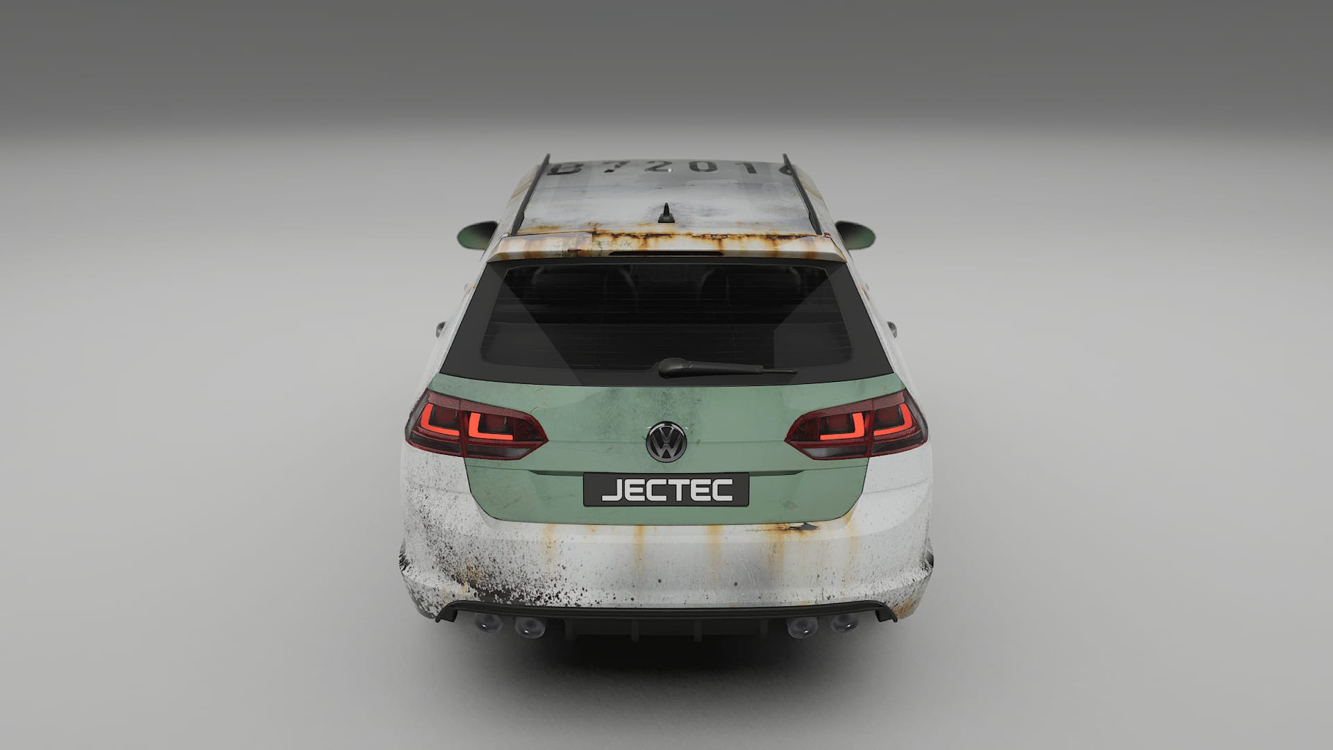 VW Golf Variant Mk7 COBRA 11 – Designad Wrap PPF-sats i utskrivbar polyuretanfilm