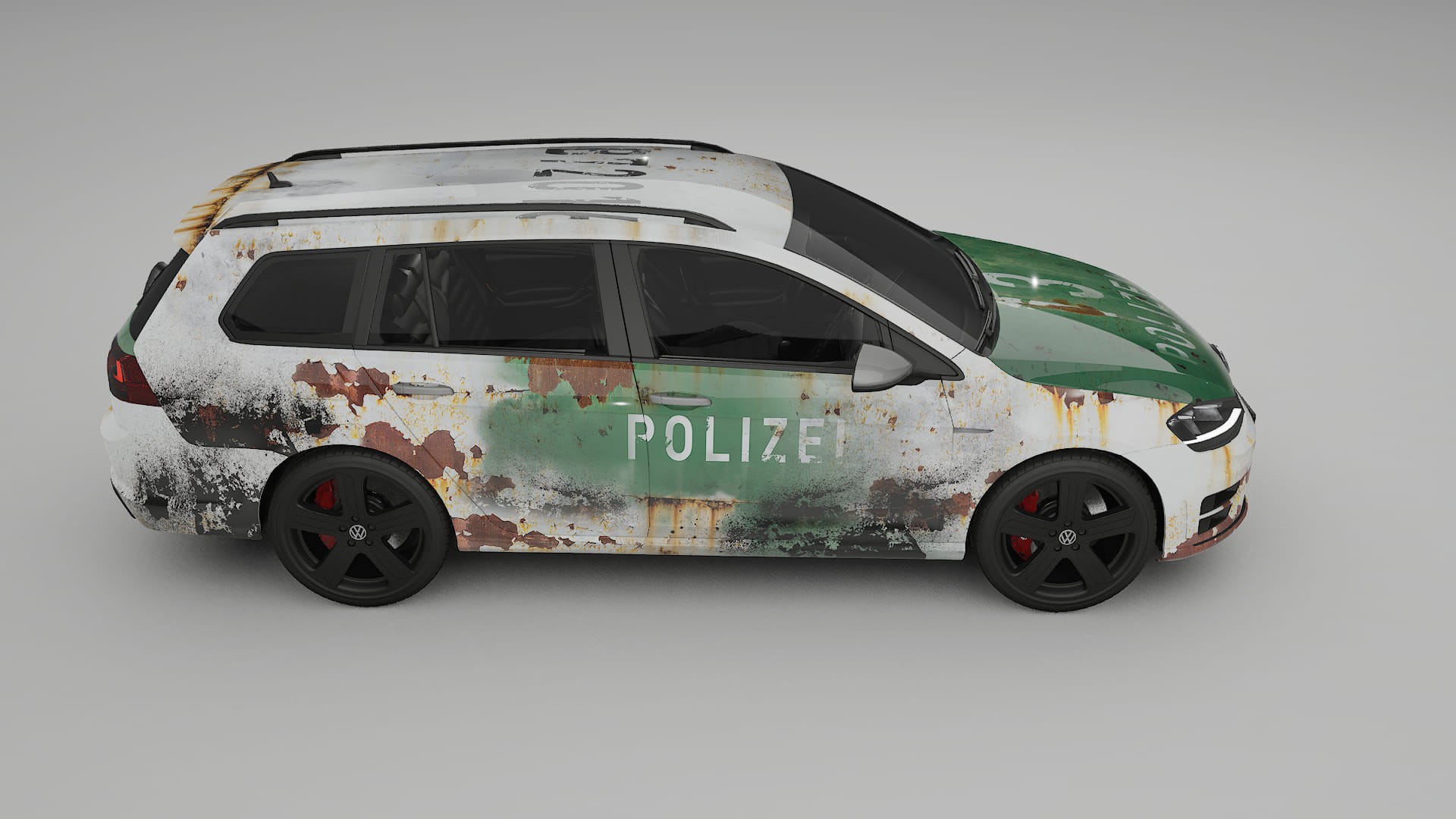 VW Golf Variant Mk7 COBRA 11 – Designad Wrap PPF-sats i utskrivbar polyuretanfilm