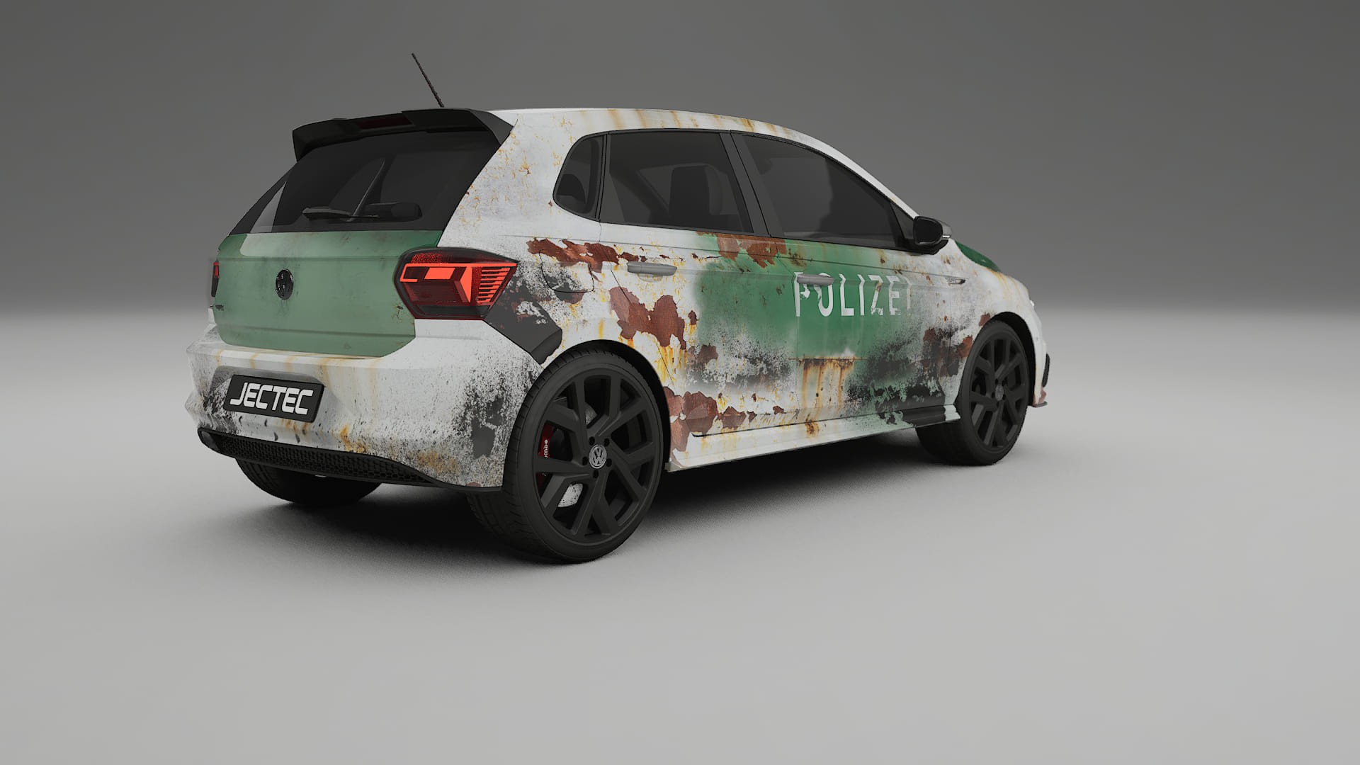 VW Polo GTI VI COBRA 11 – Designad Wrap PPF-sats i utskrivbar polyuretanfilm