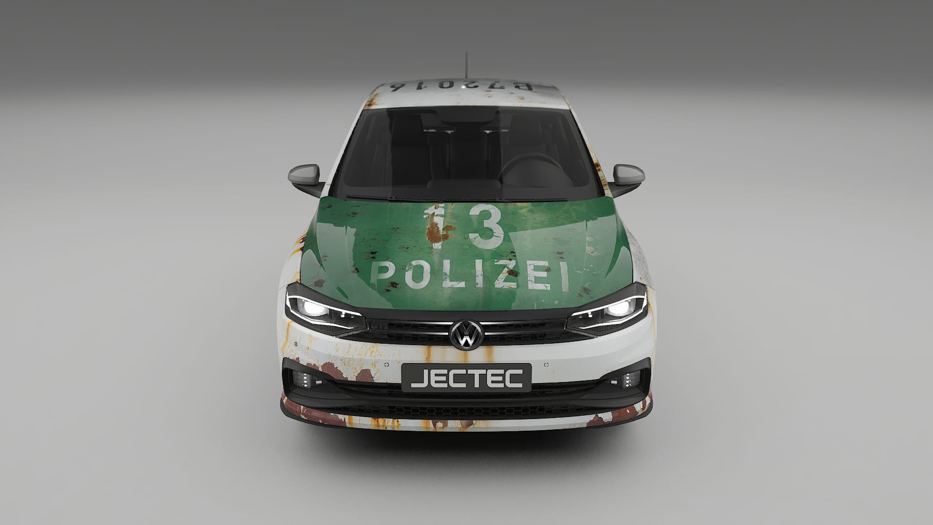 VW Polo GTI VI COBRA 11 – Designad Wrap PPF-sats i utskrivbar polyuretanfilm