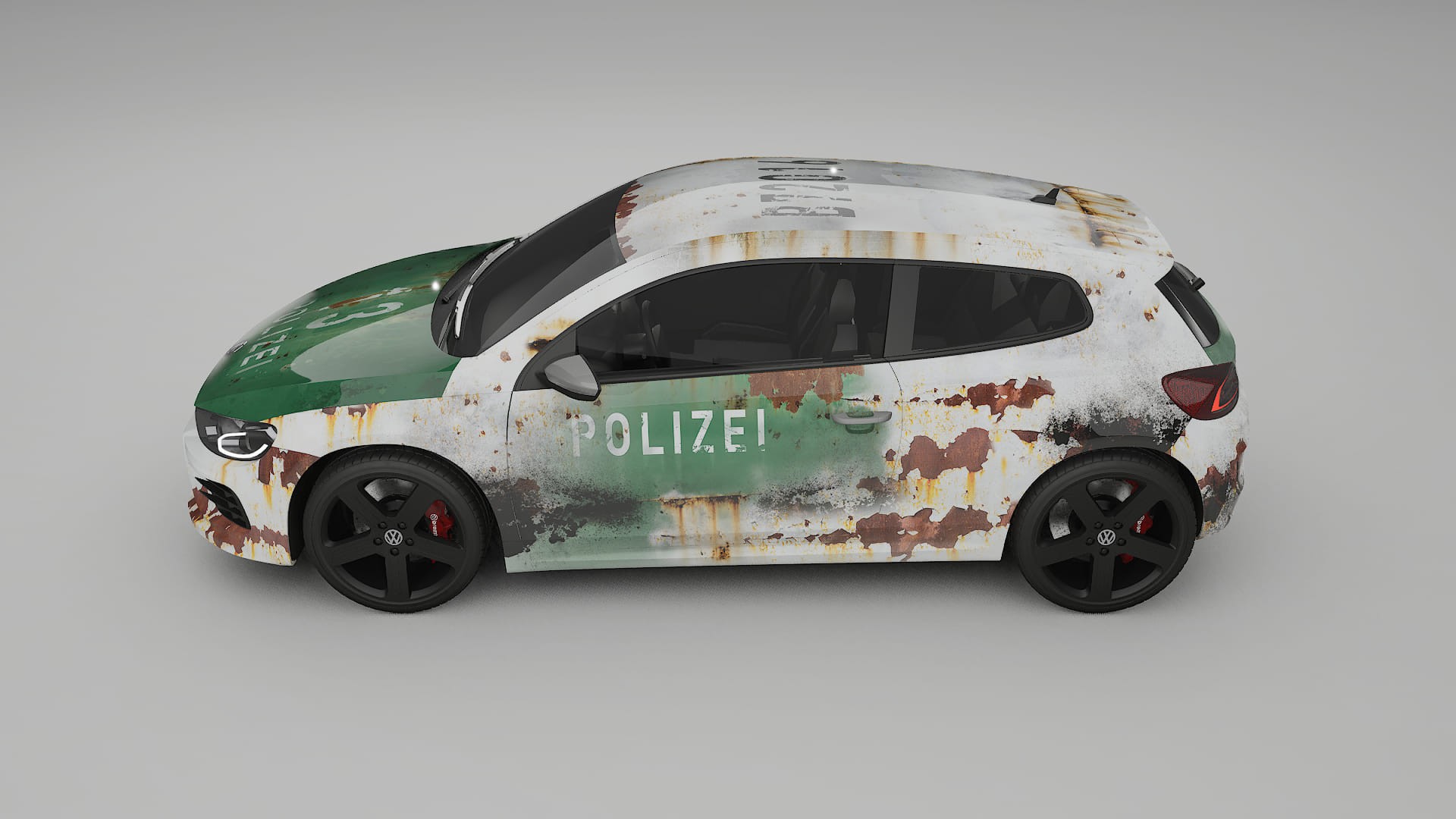 VW Scirocco R III COBRA 11 – Designad Wrap PPF-sats i utskrivbar polyuretanfilm