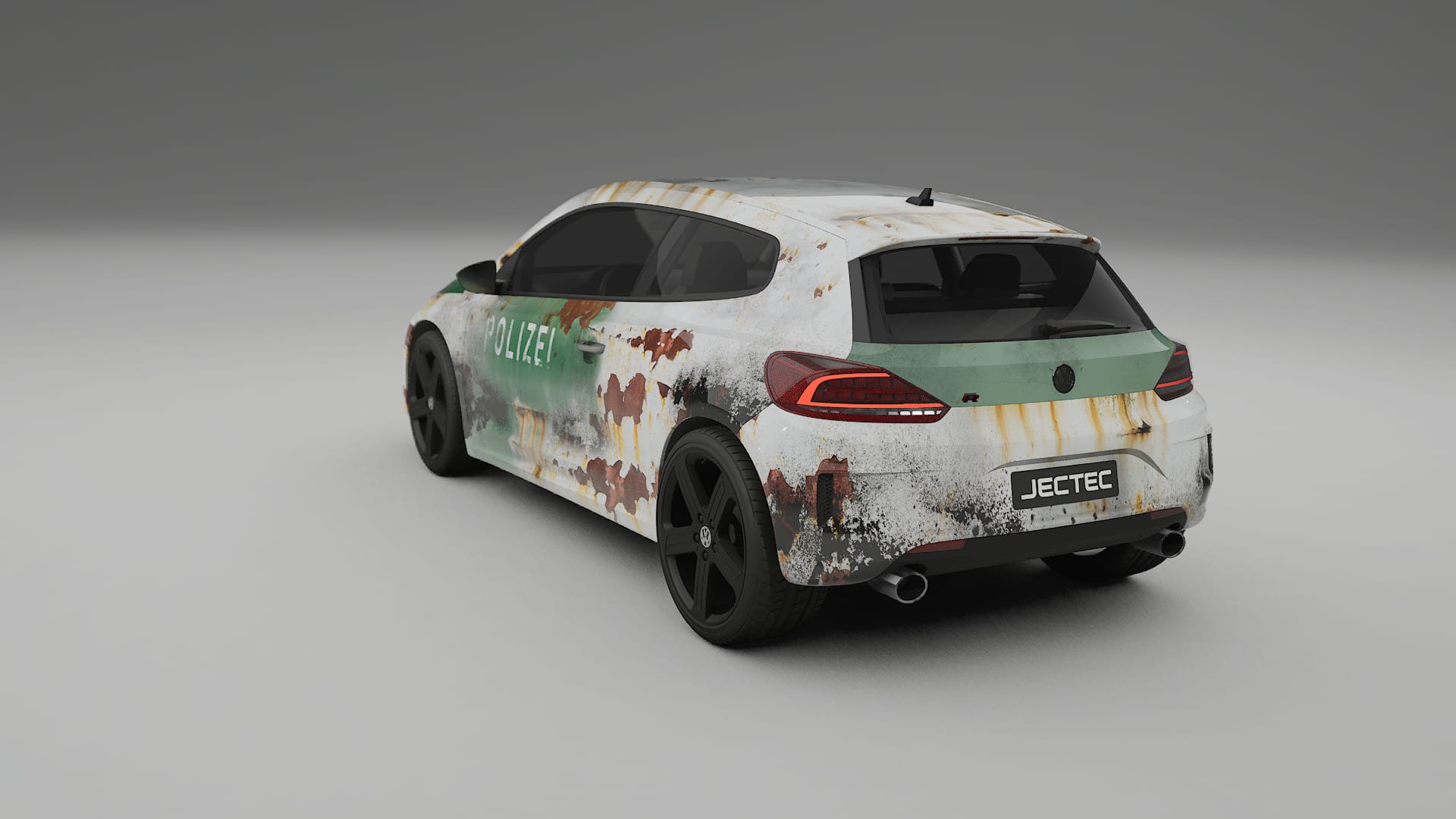 VW Scirocco R III COBRA 11 – Designad Wrap PPF-sats i utskrivbar polyuretanfilm
