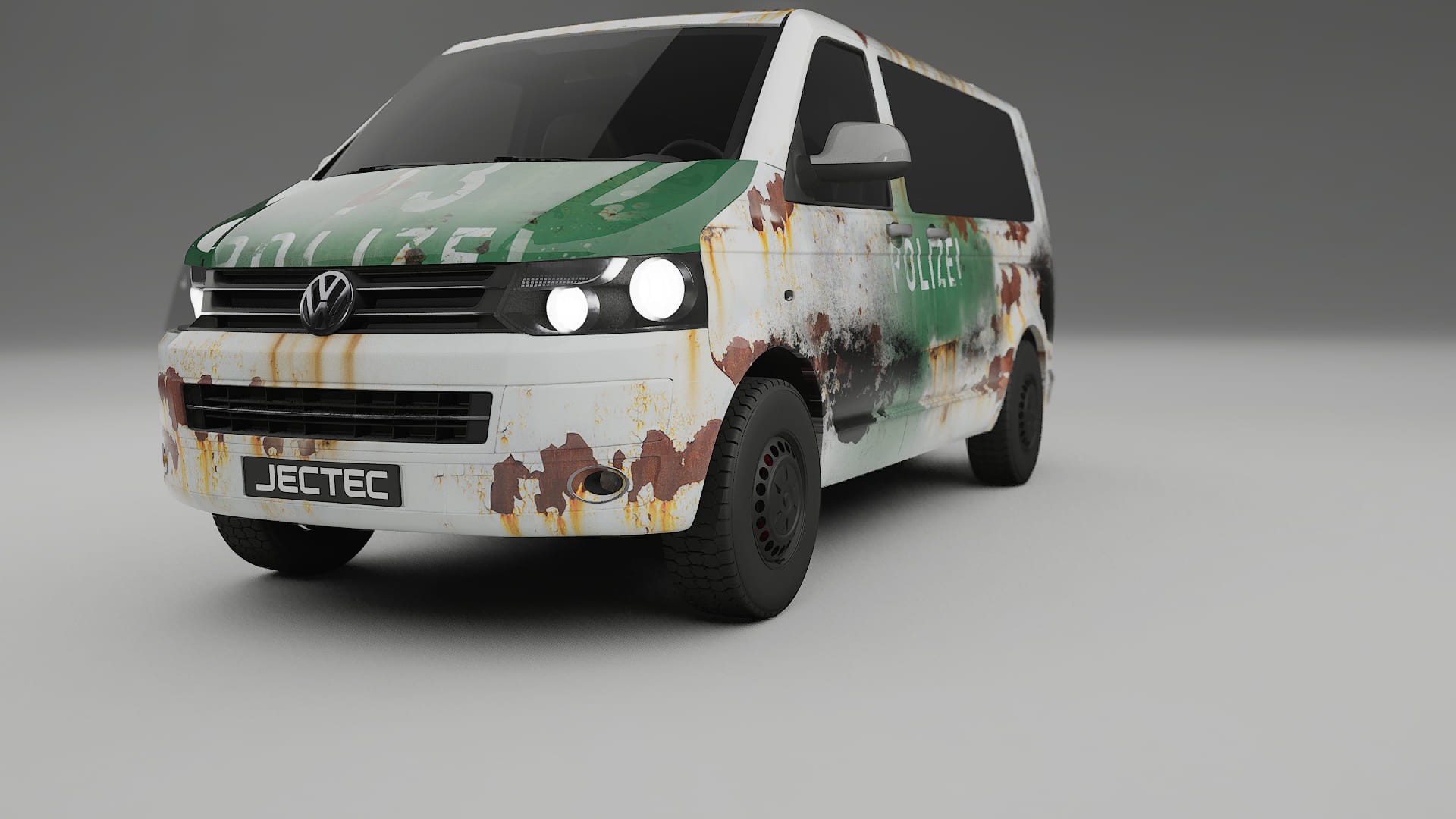 VW Transporter T5 Caravelle COBRA 11 – Designad Wrap PPF-sats i utskrivbar polyuretanfilm