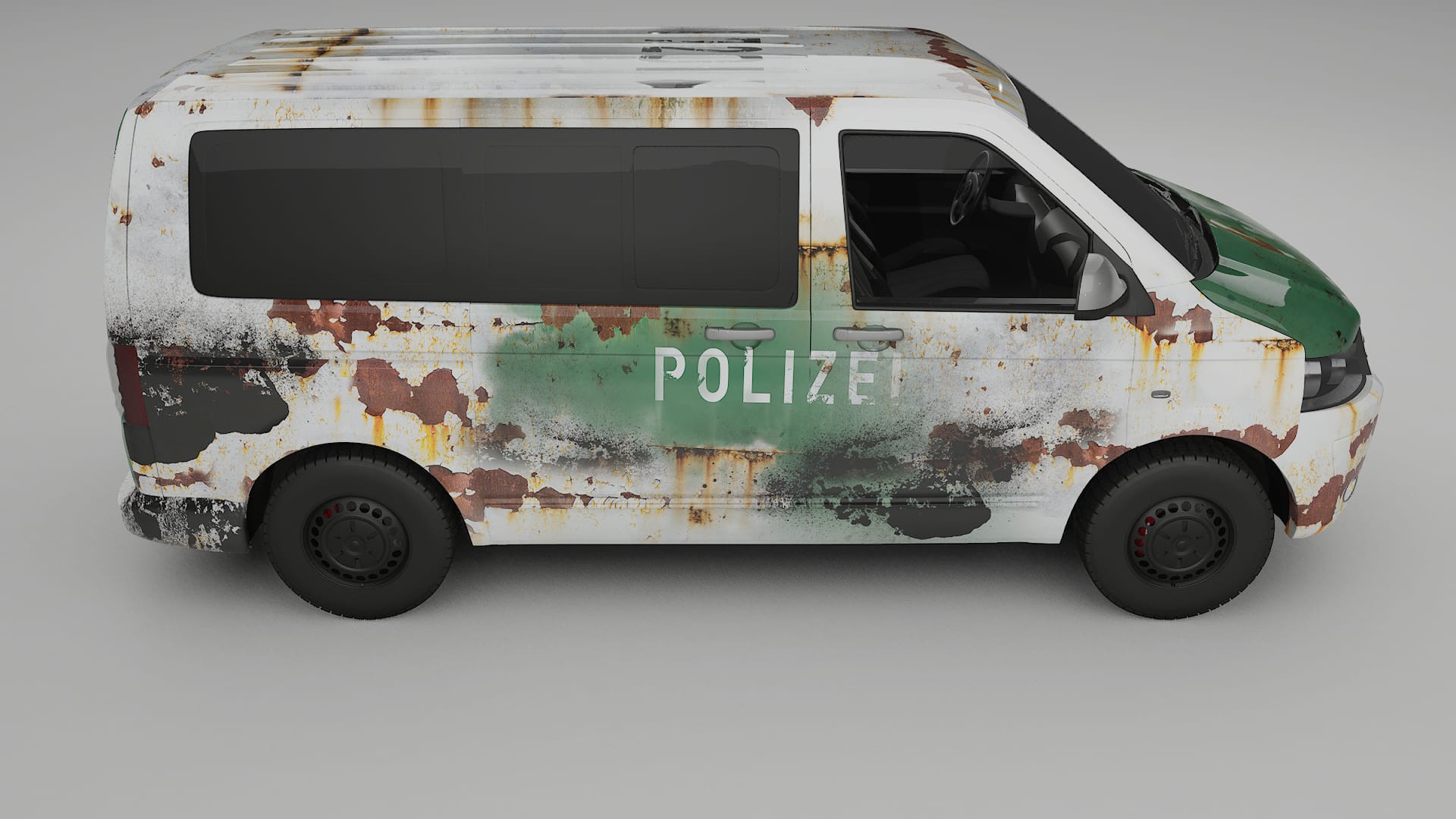 VW Transporter T5 Caravelle COBRA 11 – Designad Wrap PPF-sats i utskrivbar polyuretanfilm
