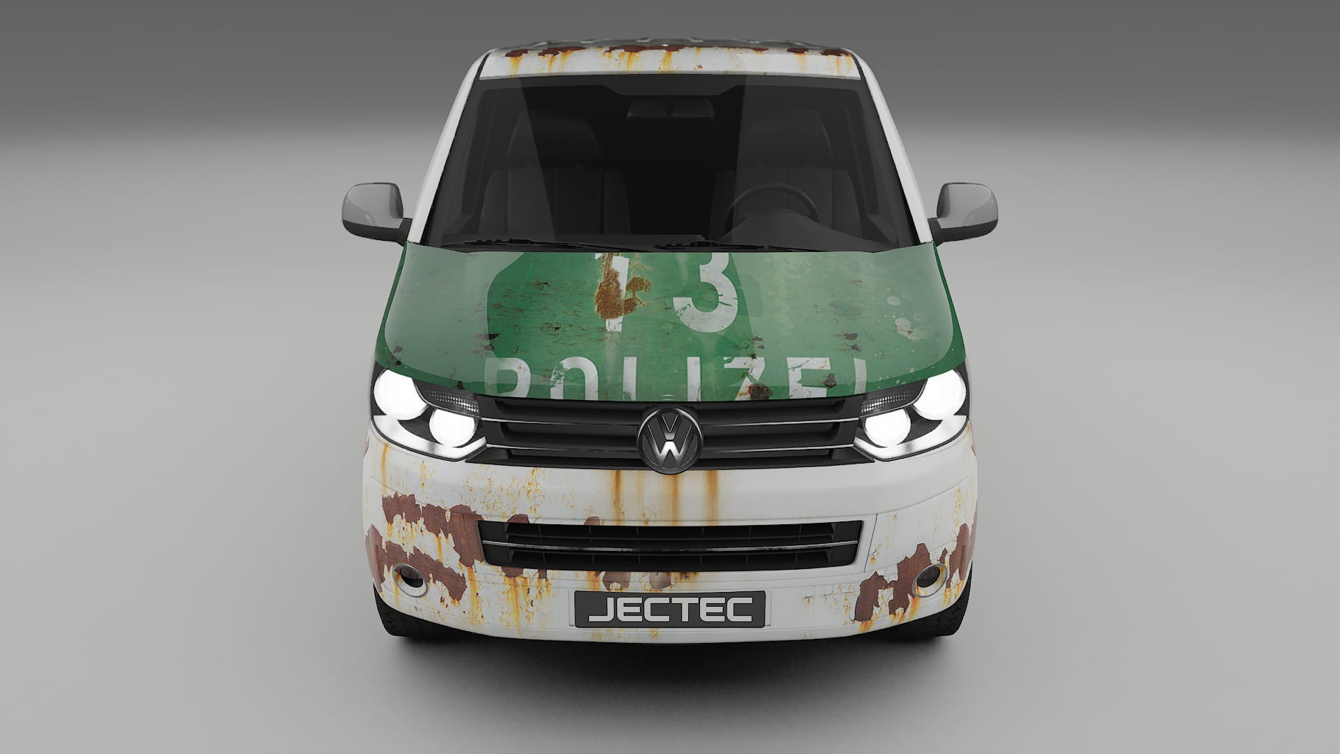VW Transporter T5 Caravelle COBRA 11 – Designad Wrap PPF-sats i utskrivbar polyuretanfilm