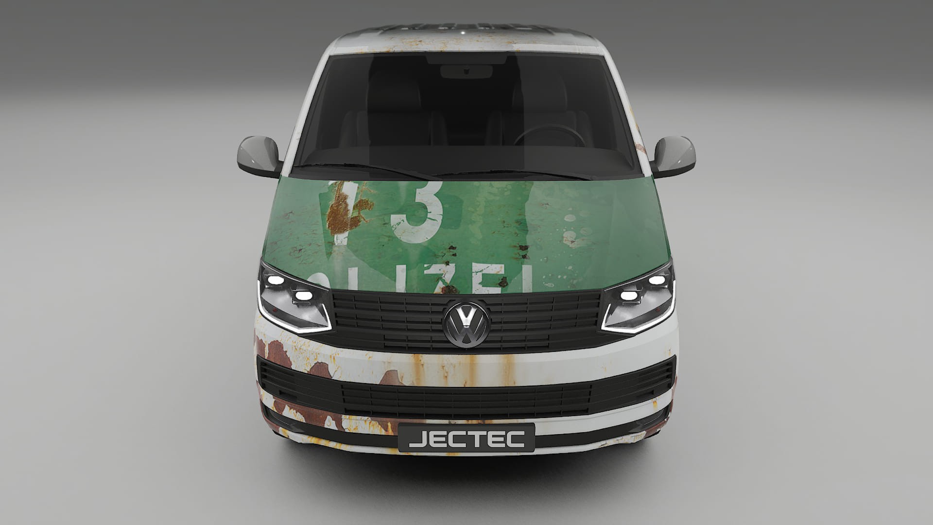 VW Transporter T6 Multivan COBRA 11 – Designad Wrap PPF-sats i utskrivbar polyuretanfilm