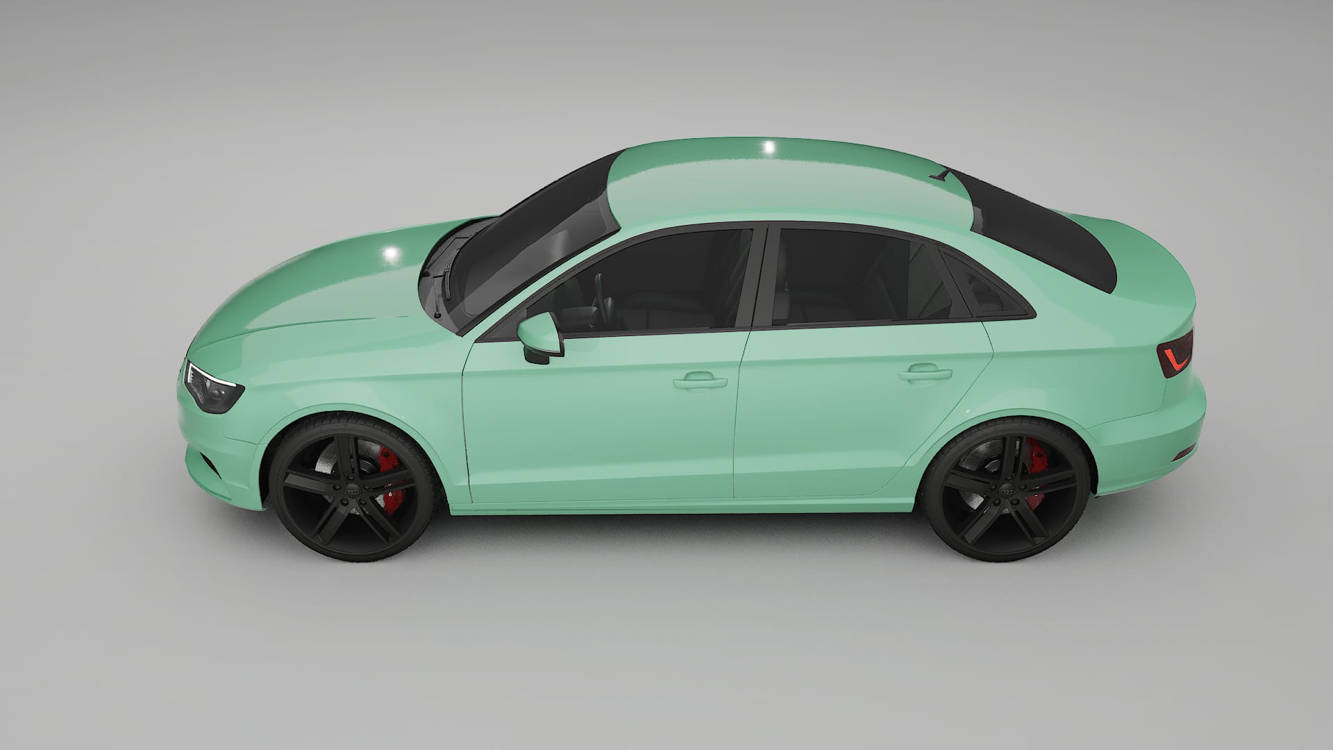 Audi A3 8V sedan prefacelift pre LCI TPU Lackskyddsfilm | DUSTY Färgskiftande PPF – Komplett Förskuret Kit