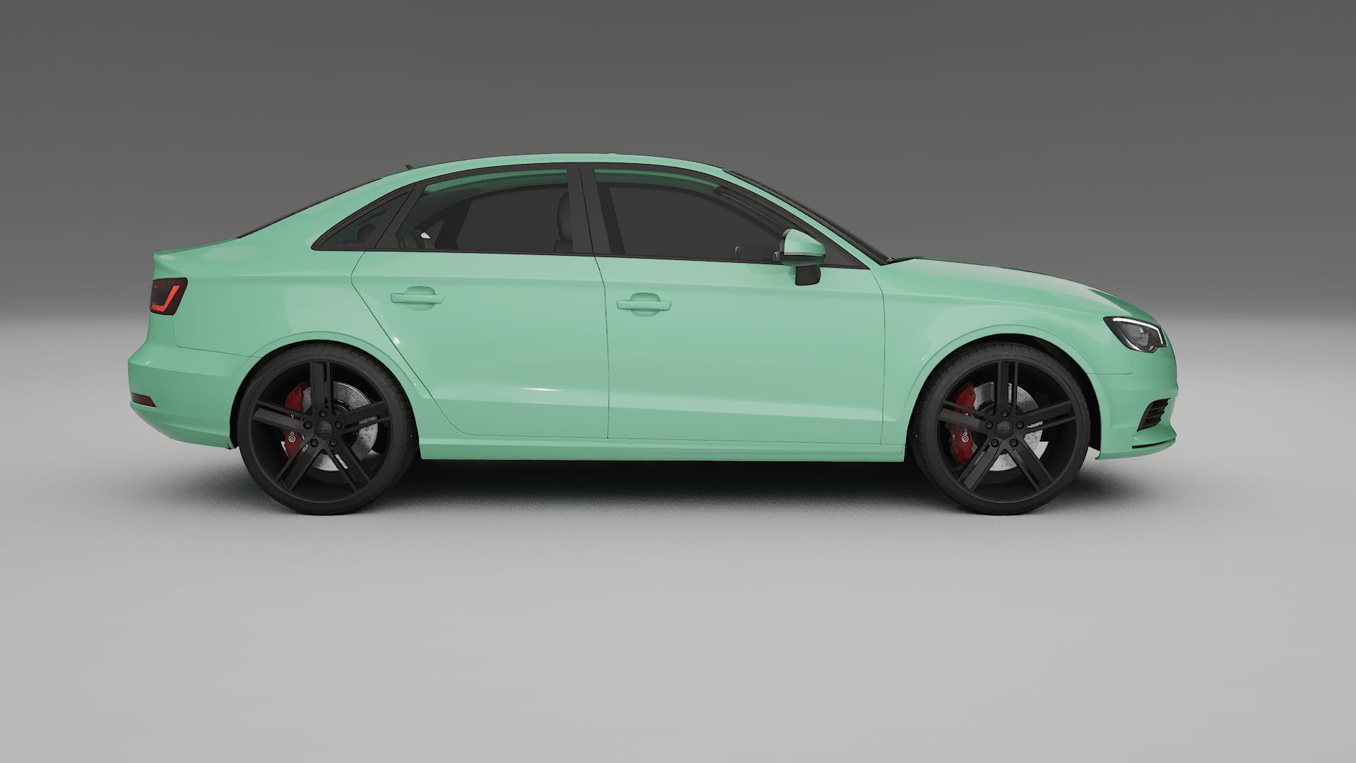 Audi A3 8V sedan prefacelift pre LCI TPU Lackskyddsfilm | DUSTY Färgskiftande PPF – Komplett Förskuret Kit