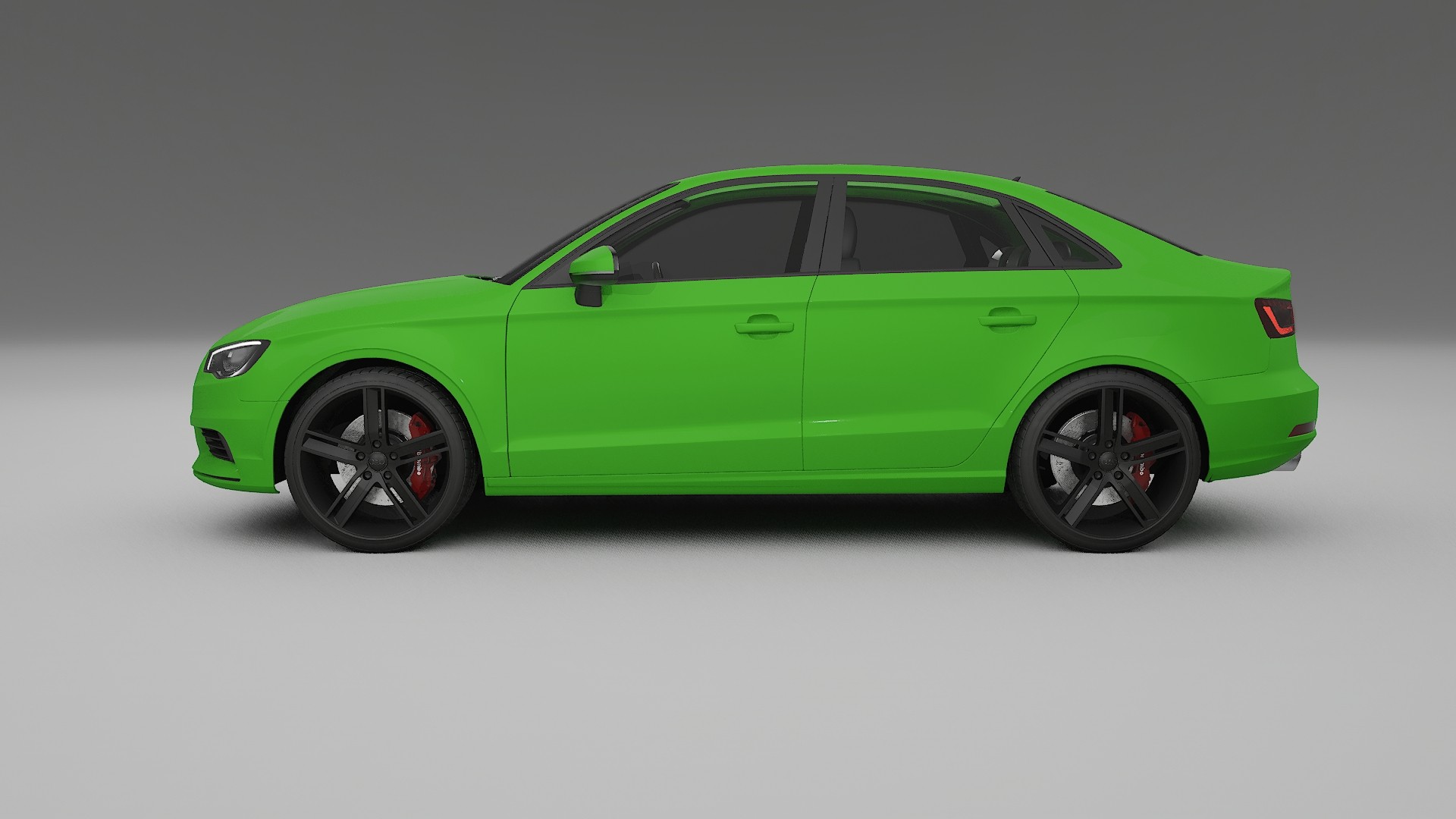 Audi A3 8V sedan prefacelift pre LCI TPU Lackskyddsfilm | VENOM Färgskiftande PPF – Komplett Förskuret Kit