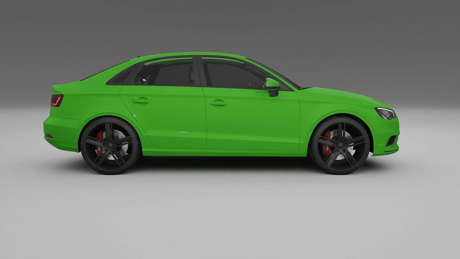 Audi A3 8V sedan prefacelift pre LCI TPU Lackskyddsfilm | VENOM Färgskiftande PPF – Komplett Förskuret Kit