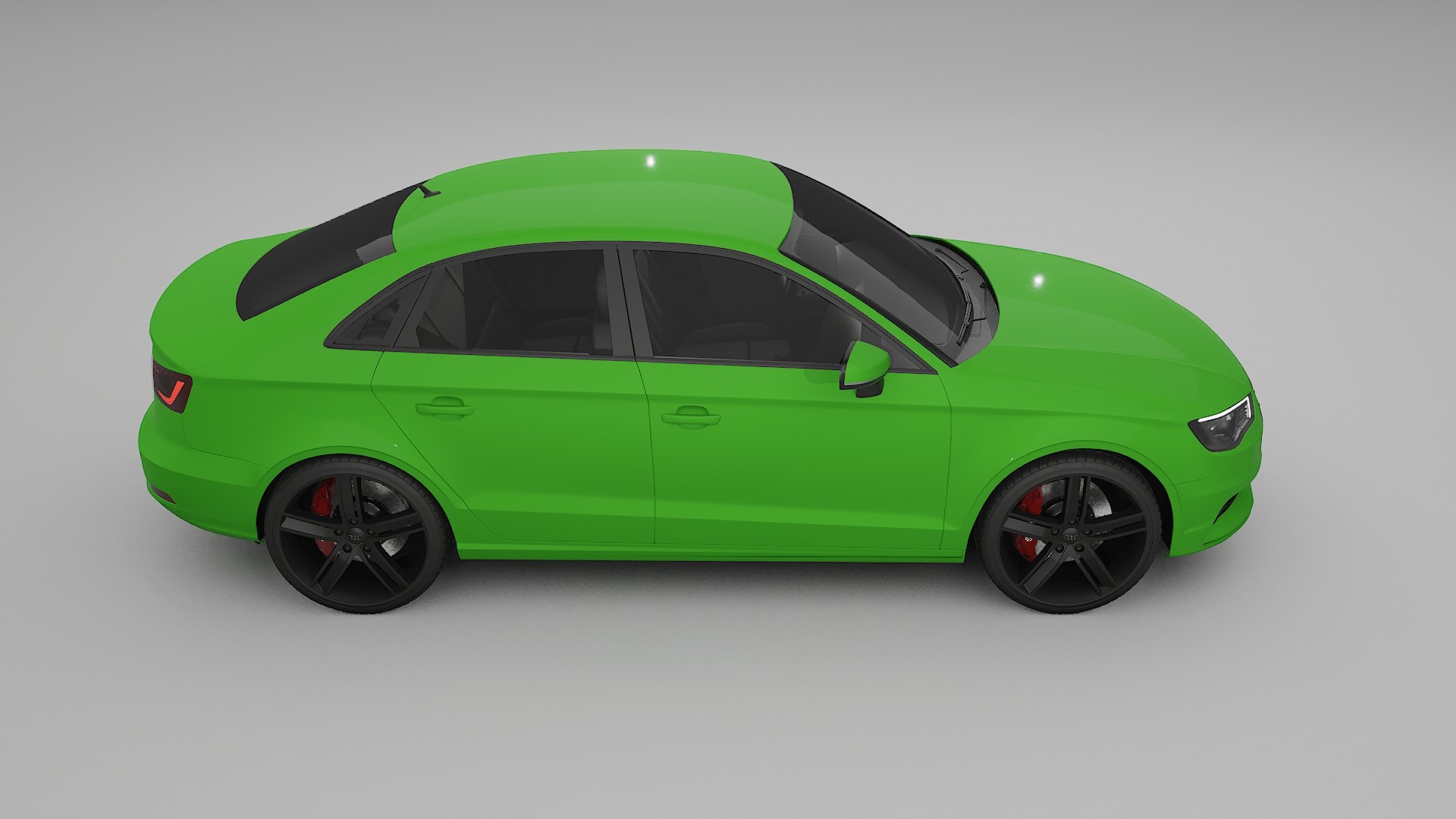 Audi A3 8V sedan prefacelift pre LCI TPU Lackskyddsfilm | VENOM Färgskiftande PPF – Komplett Förskuret Kit