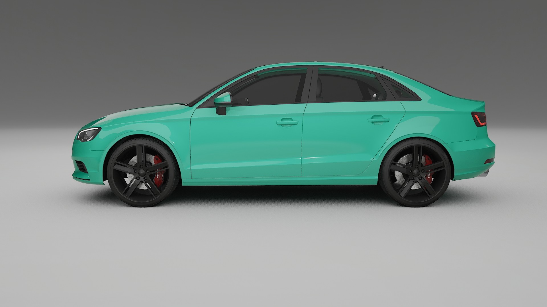 Audi A3 8V sedan prefacelift pre LCI TPU Lackskyddsfilm | JEWEL Färgskiftande PPF – Komplett Förskuret Kit