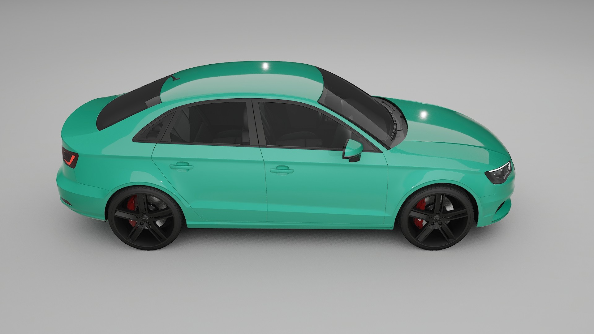 Audi A3 8V sedan prefacelift pre LCI TPU Lackskyddsfilm | JEWEL Färgskiftande PPF – Komplett Förskuret Kit