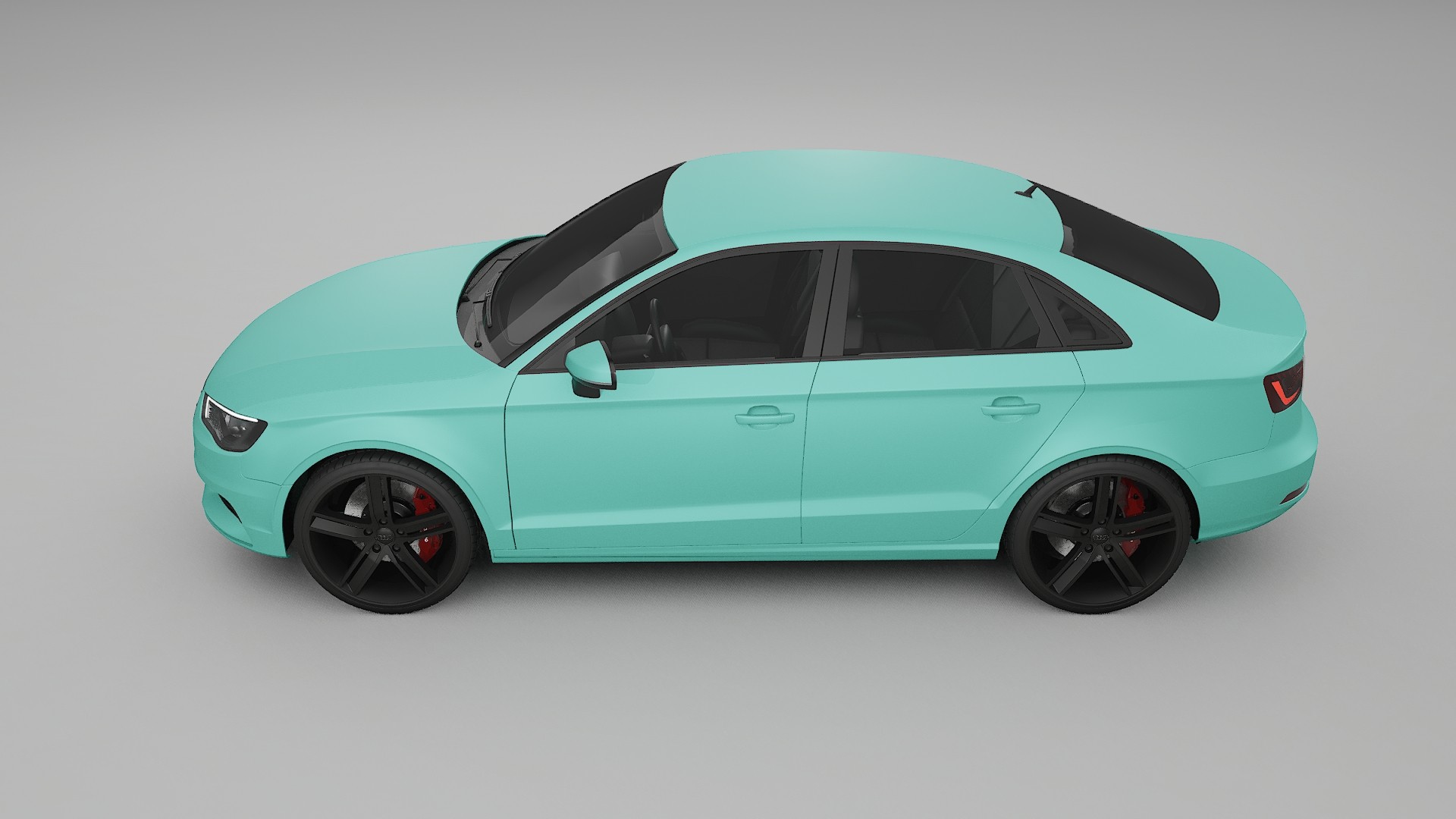 Audi A3 8V sedan prefacelift pre LCI TPU Lackskyddsfilm | FROST Färgskiftande PPF – Komplett Förskuret Kit