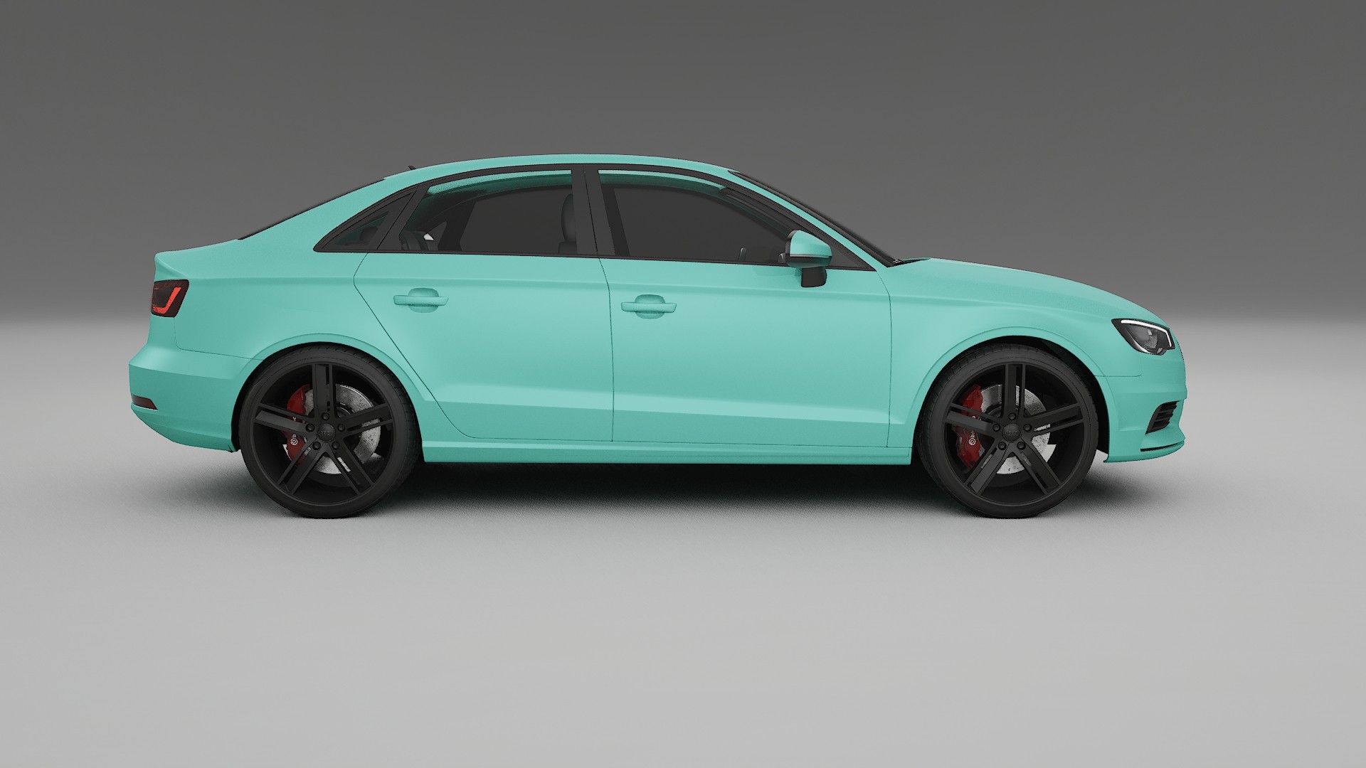 Audi A3 8V sedan prefacelift pre LCI TPU Lackskyddsfilm | FROST Färgskiftande PPF – Komplett Förskuret Kit