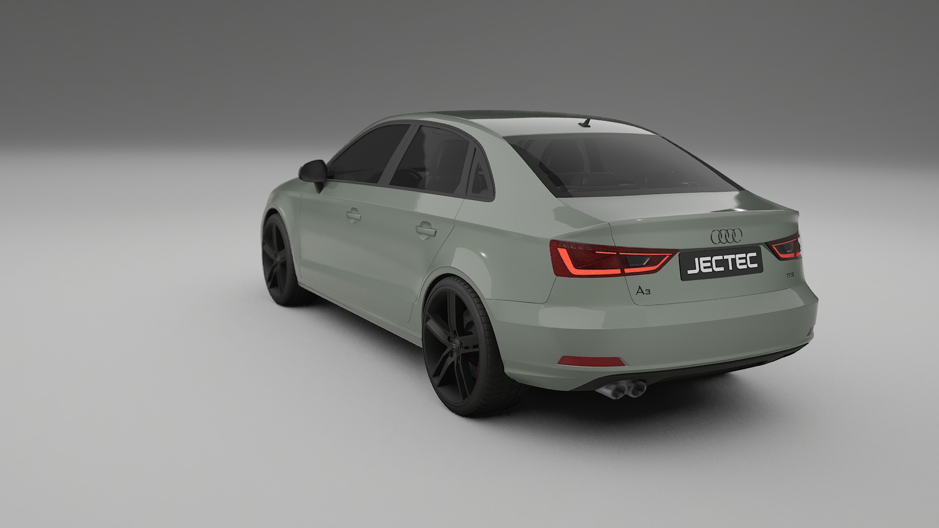 Audi A3 8V sedan prefacelift pre LCI TPU Lackskyddsfilm | SLATE Färgskiftande PPF – Komplett Förskuret Kit