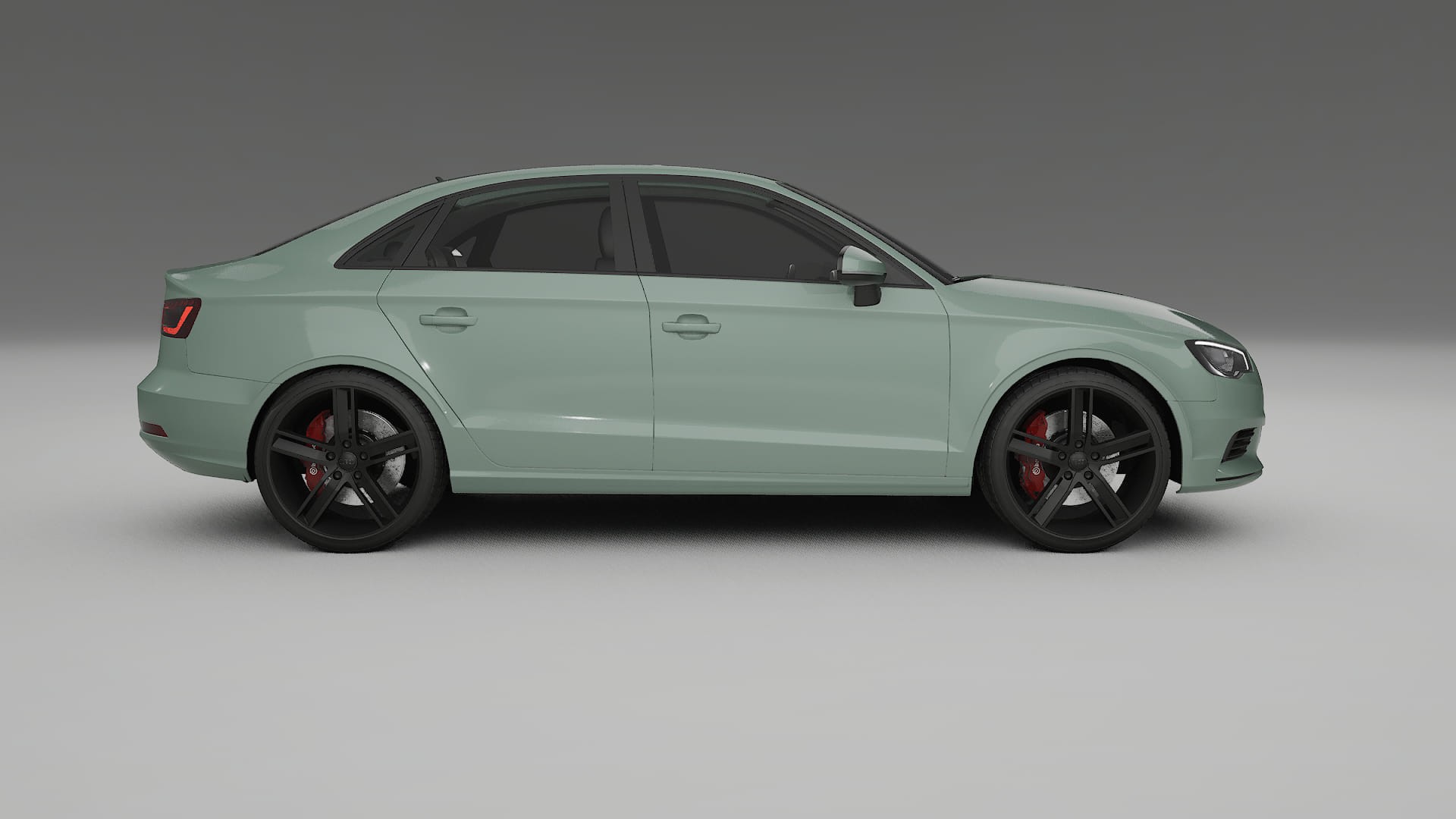 Audi A3 8V sedan prefacelift pre LCI TPU Lackskyddsfilm | CINDER Färgskiftande PPF – Komplett Förskuret Kit