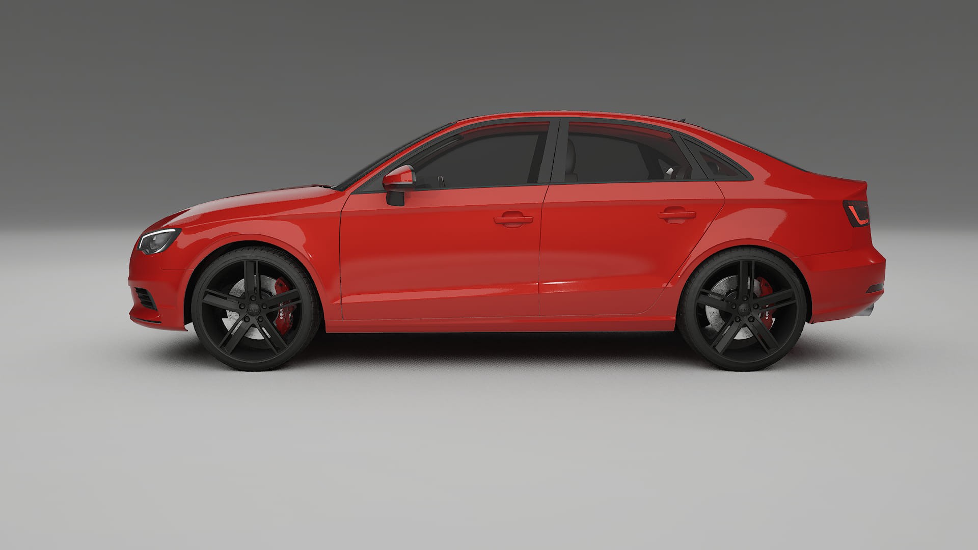 Audi A3 8V sedan prefacelift pre LCI TPU Lackskyddsfilm | BLAZE Färgskiftande PPF – Komplett Förskuret Kit
